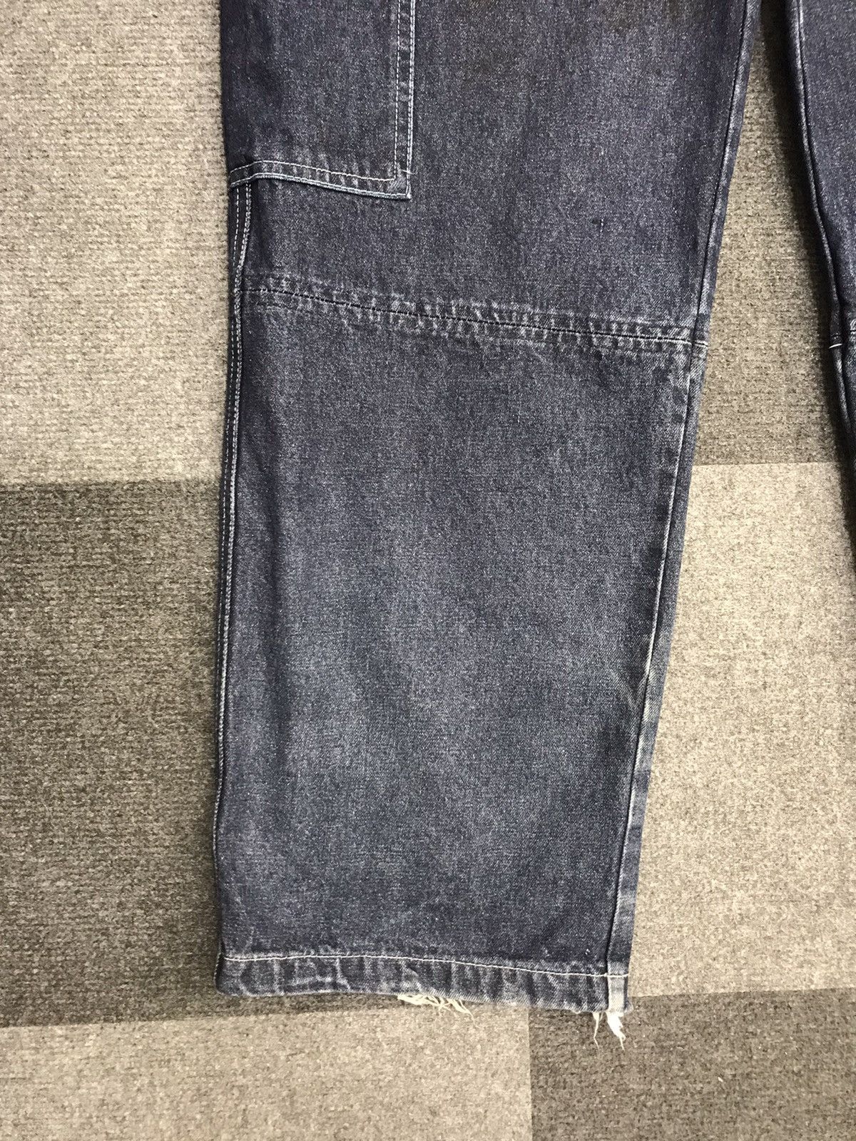 Japanese Brand BAGGY🔥BOBBYGANG Hip Hop Skater Cargo Jeans Size US 32 / EU 48 - 9 Thumbnail