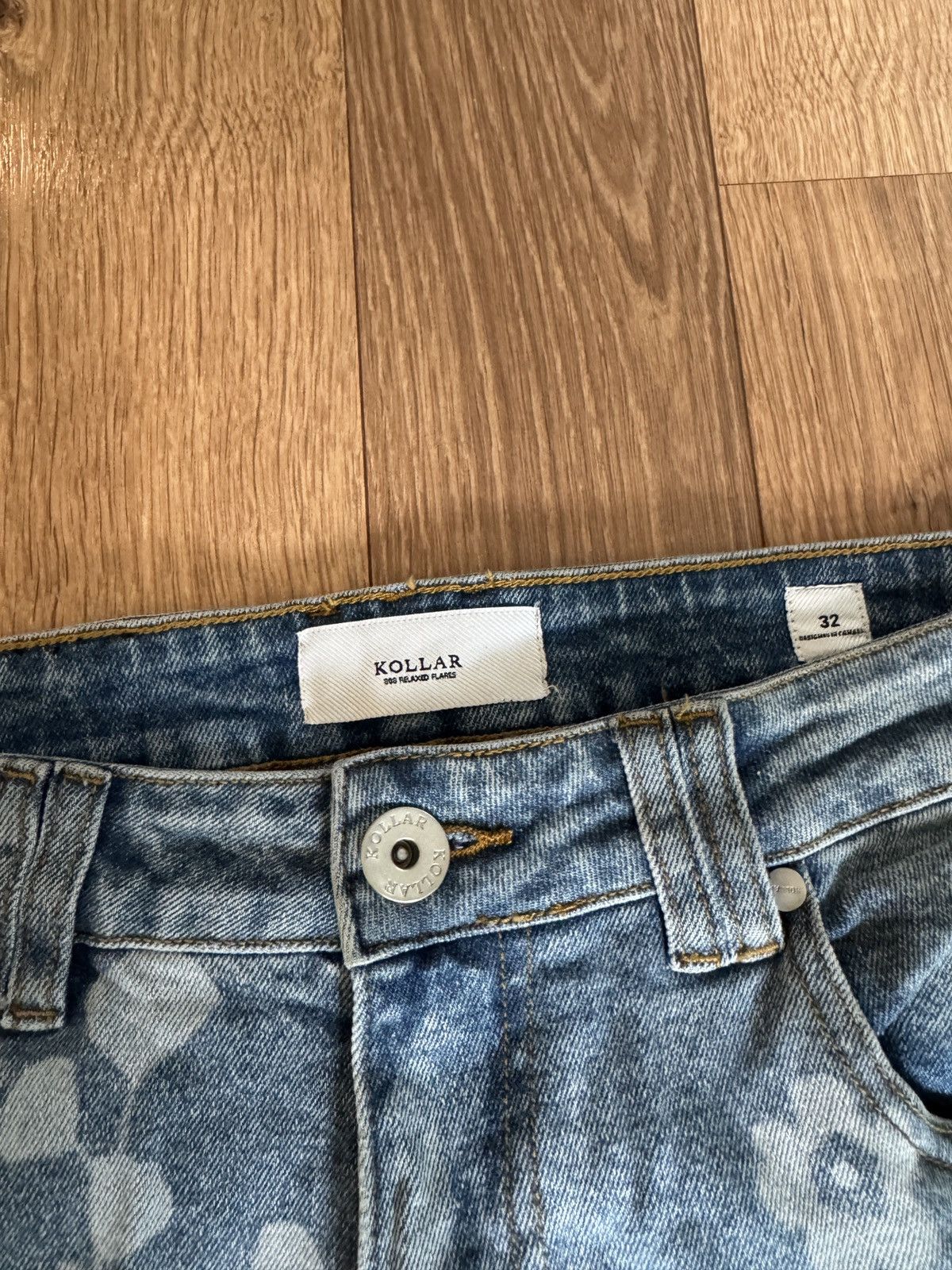 Kollar Clothing Kollar Clothing Sample Floral Denim Size US 32 / EU 48 - 3 Thumbnail