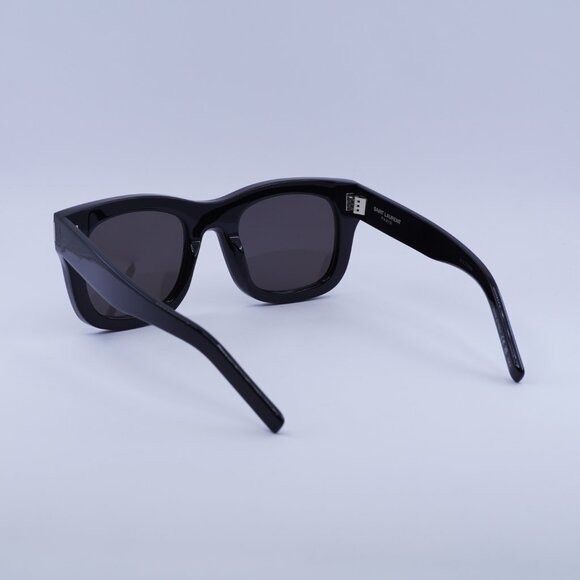 Saint Laurent Paris Saint Laurent SL650 MONCEAU 001 Sunglasses Black Square Size ONE SIZE - 6 Thumbnail