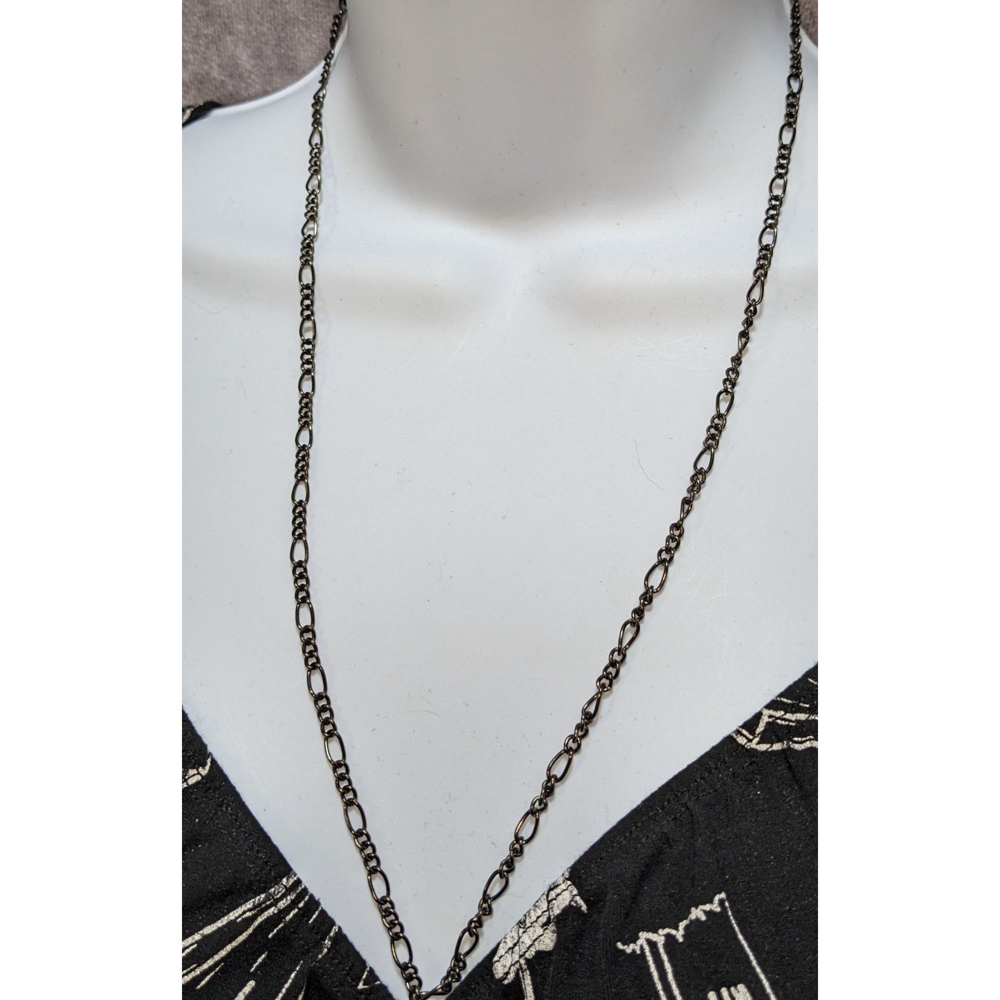 Other Simple Antique-Style Black Chain Necklace Size ONE SIZE - 5 Thumbnail