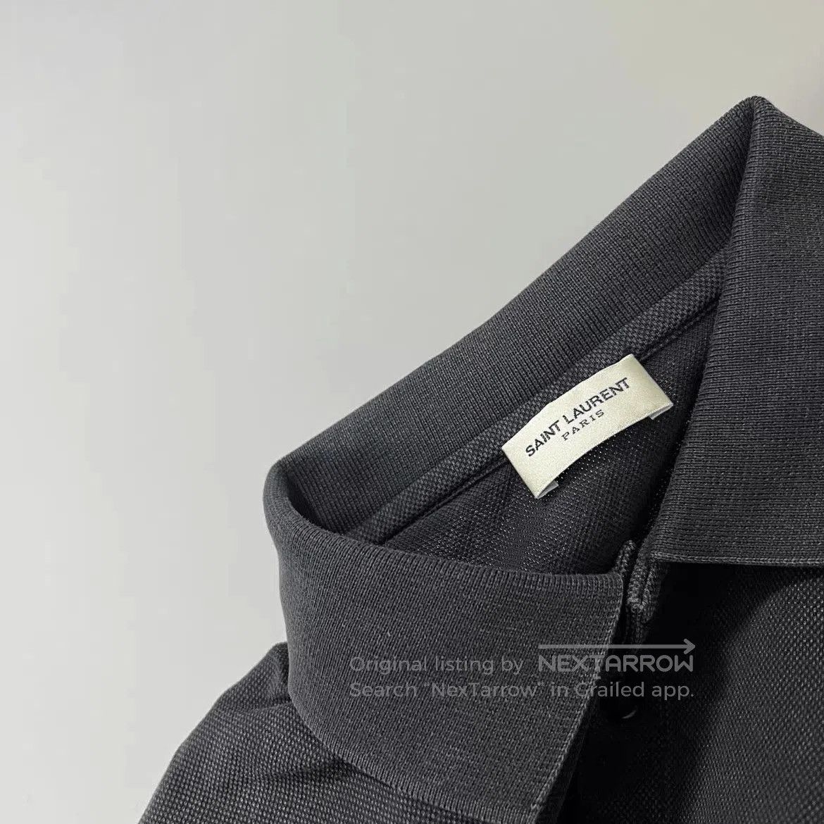 Saint Laurent Paris Saint Laurent Paris Logo Patch Polo. Size US S / EU 44-46 / 1 - 5 Thumbnail