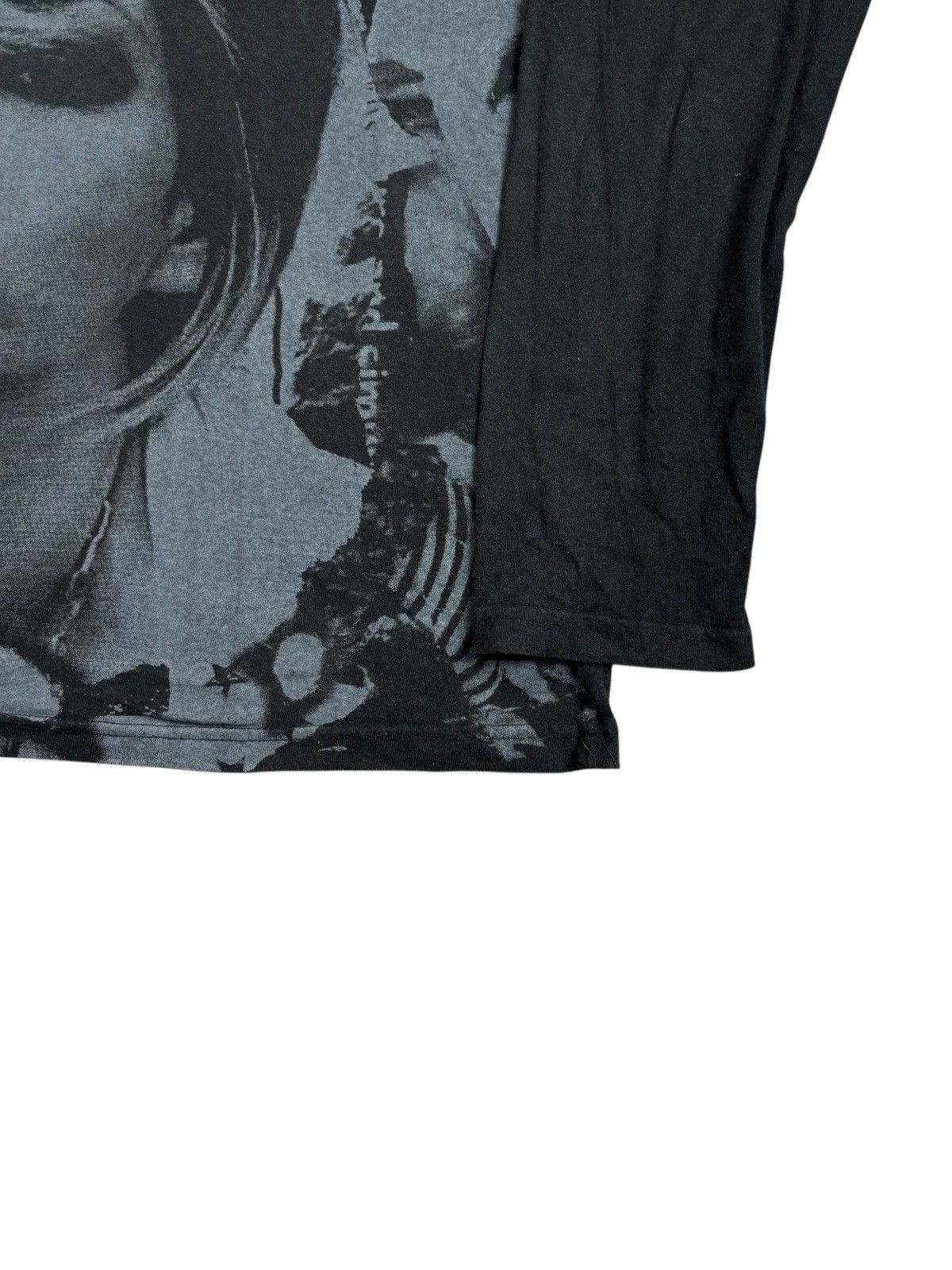 Hysteric Glamour 2000s Detective Struct - Printed Face V Neck LS Size US M / EU 48-50 / 2 - 4 Thumbnail