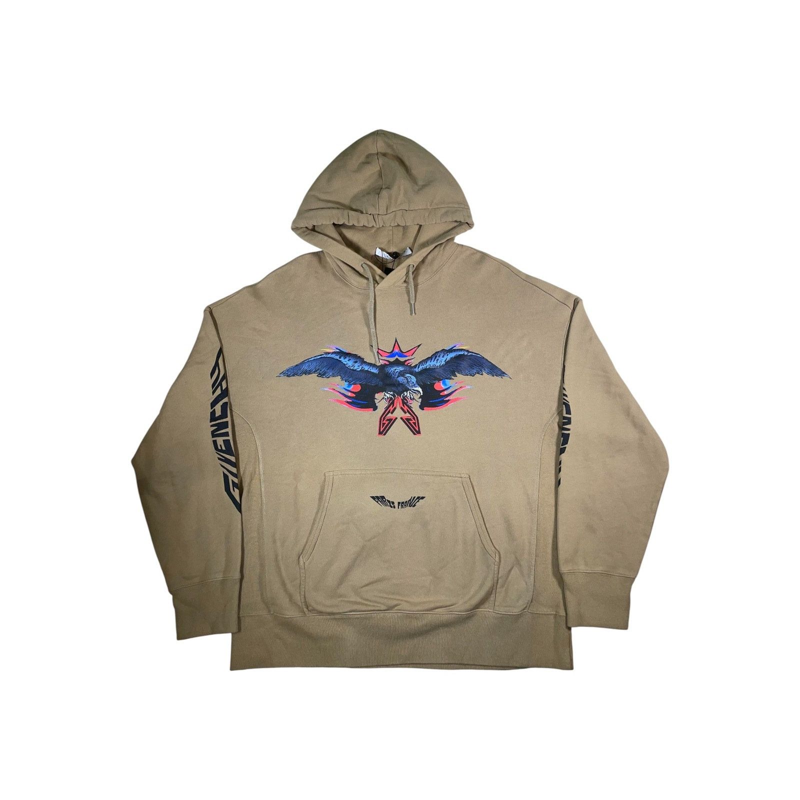 Givenchy Givenchy 'Eagle' Tan Hoodie Size US XL / EU 56 / 4 - 1 Thumbnail