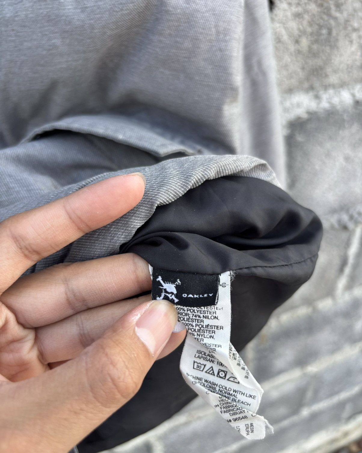 Oakley Gray Oakley Jacket Zip Hoodie 🕵🏿 Size US L / EU 52-54 / 3 - 10 Thumbnail