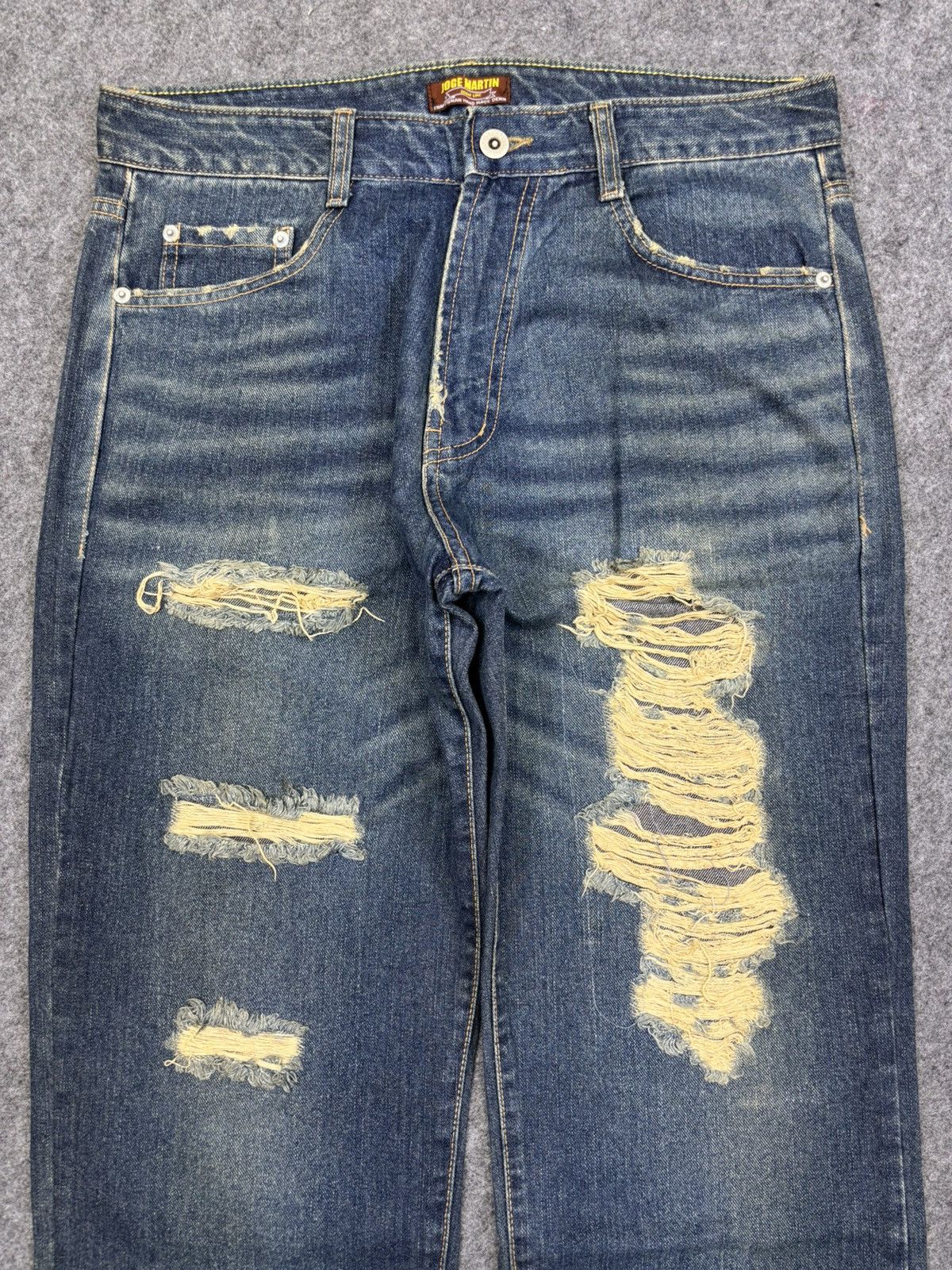Seditionaries Joge Martin Sick Heavy Distressed Denim F748 Size US 32 / EU 48 - 12 Thumbnail