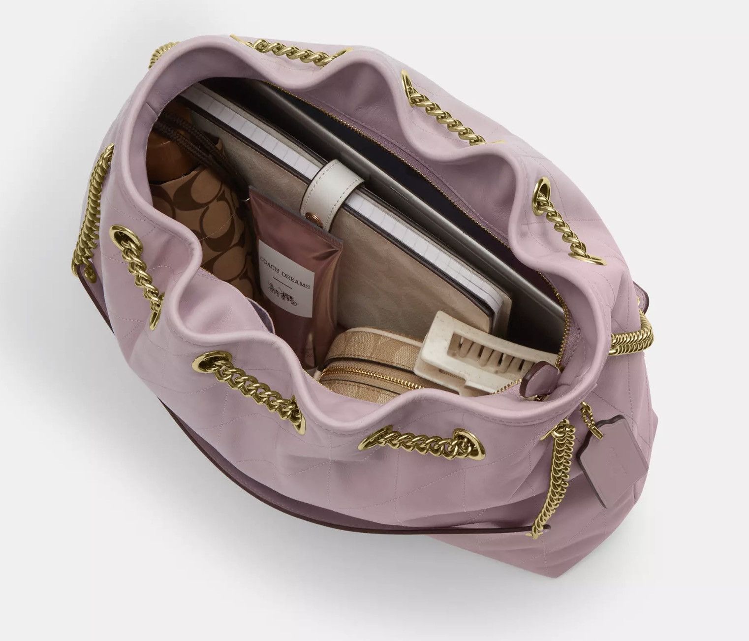 Coach Evelyn Shoulder Bag With Quilting CDR00 Size ONE SIZE - 10 Thumbnail