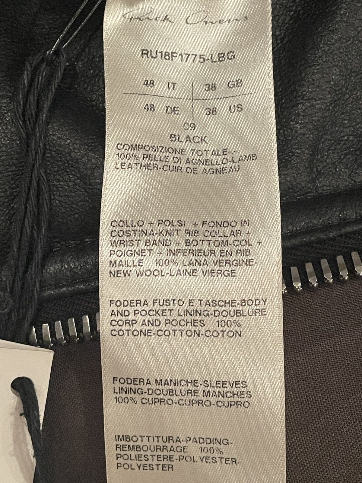 Rick Owens Rick Owens Sisyphus Lambskin Bomber Jacket Size US M / EU 48-50 / 2 - 12 Thumbnail