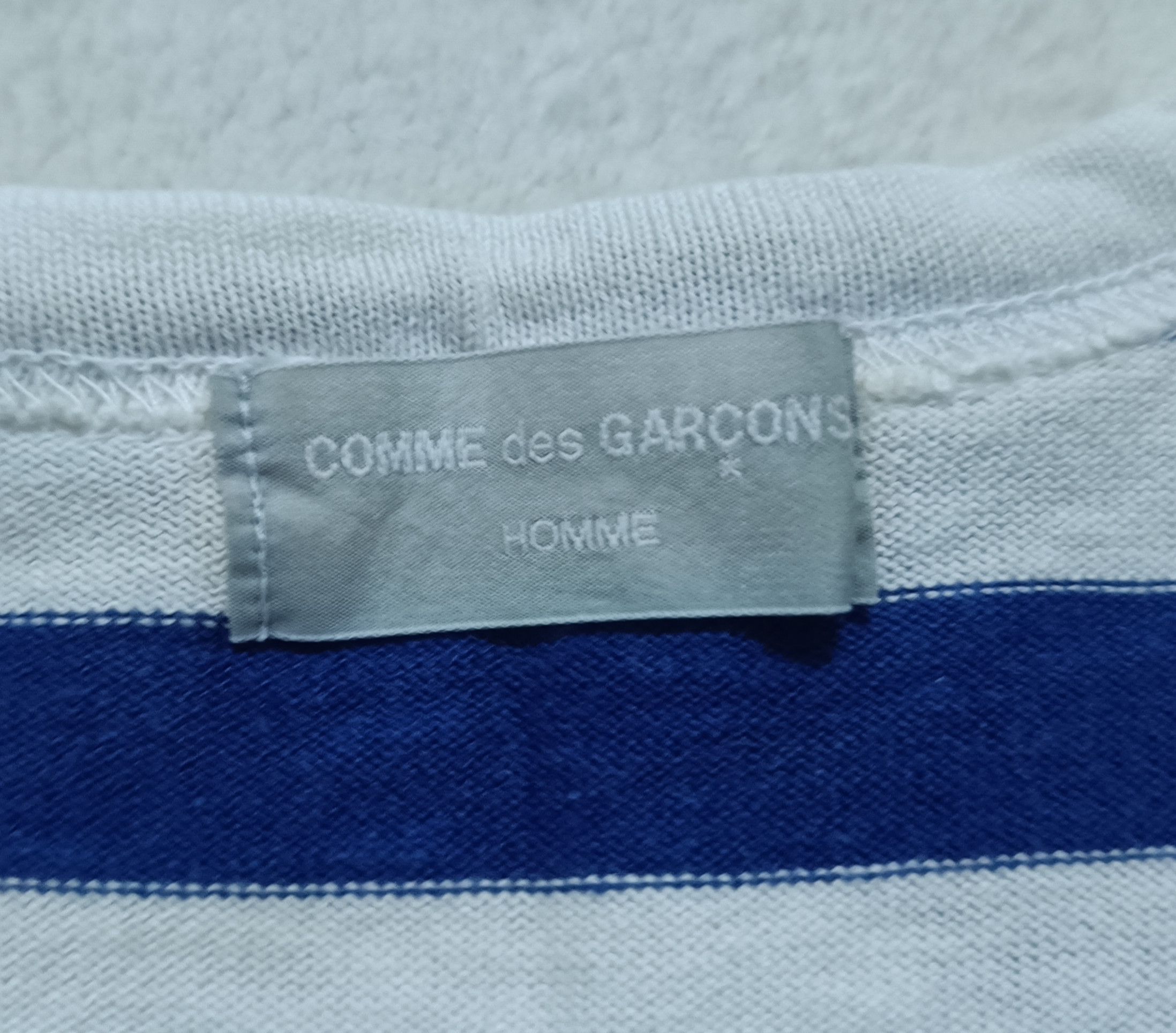 Comme des Garcons Homme 🔥🔥Rare Vintage Comme Des Garcons Stripe Long Sleeve Tee Size US M / EU 48-50 / 2 - 3 Thumbnail