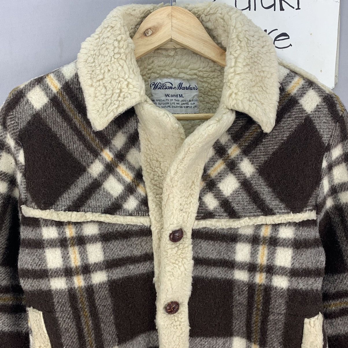 Japanese Brand Vintage Japan Sherpa Wool Plaid Jacket Size US S / EU 44-46 / 1 - 2 Thumbnail