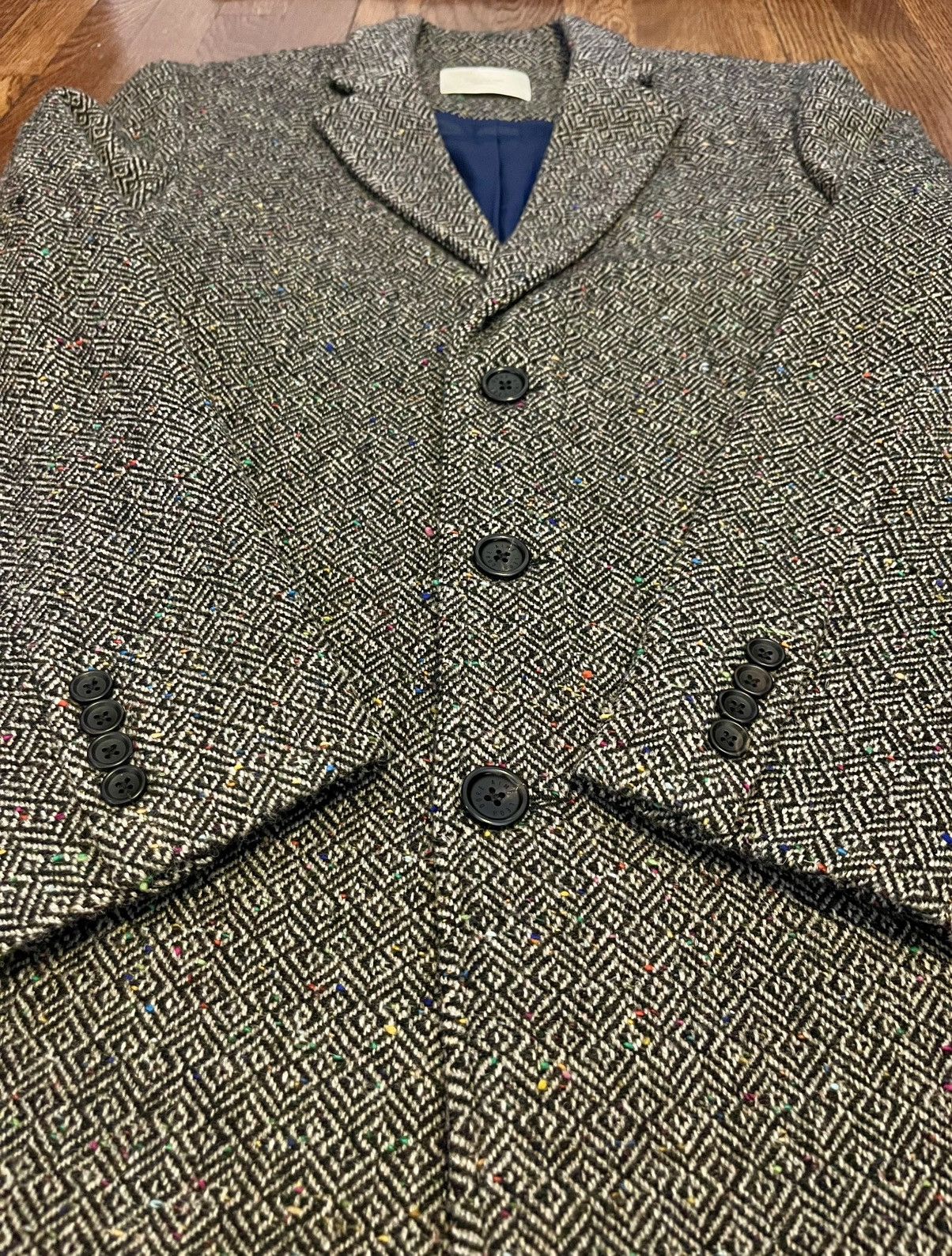 Aime Leon Dore Aime Leon Dore Donegal Tweed Coat FW18 Size US S / EU 44-46 / 1 - 1 Thumbnail
