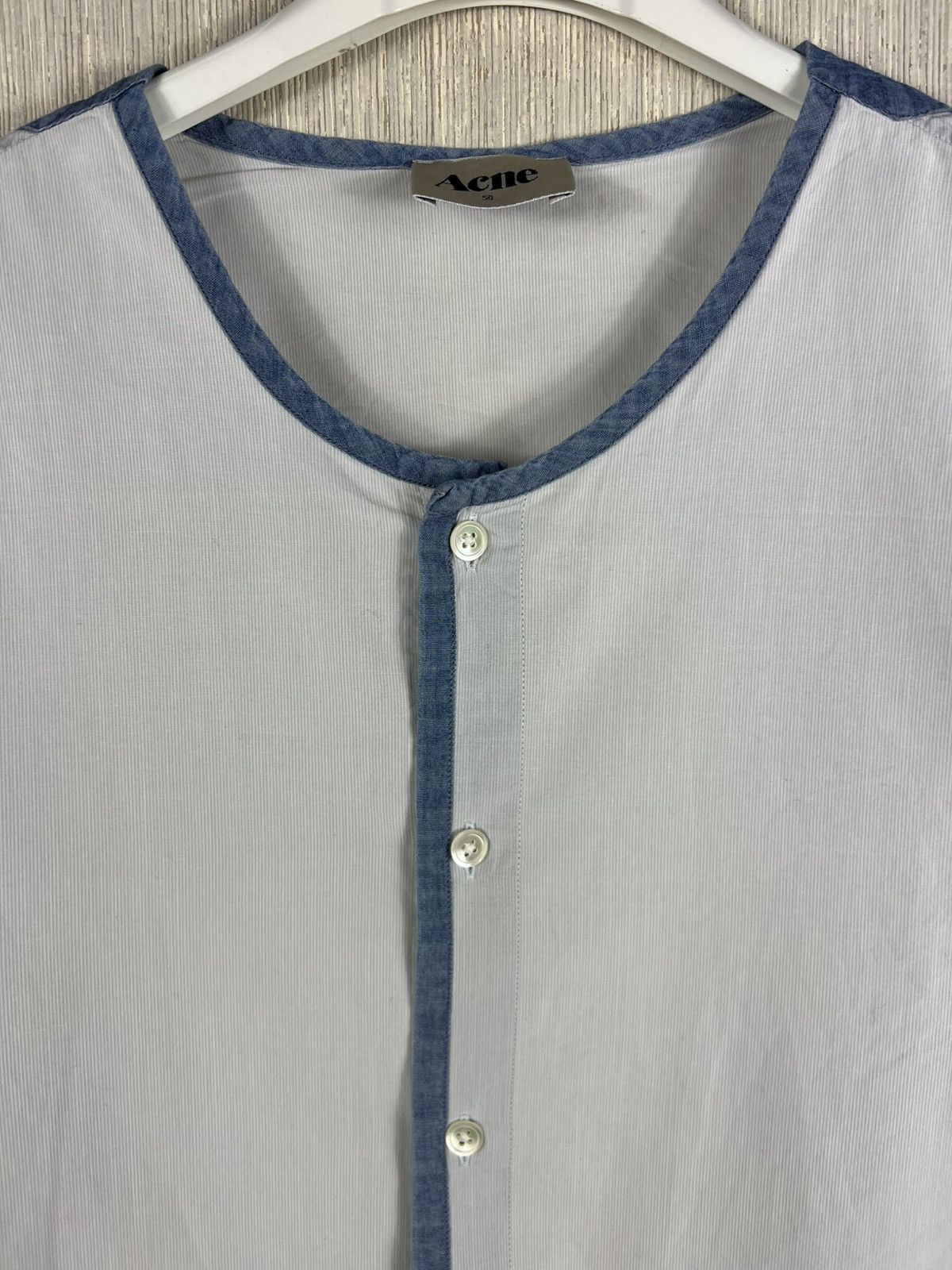 Acne Studios Archive Acne Studios soho stand-up collar shirt casual basic Size US M / EU 48-50 / 2 - 9 Thumbnail