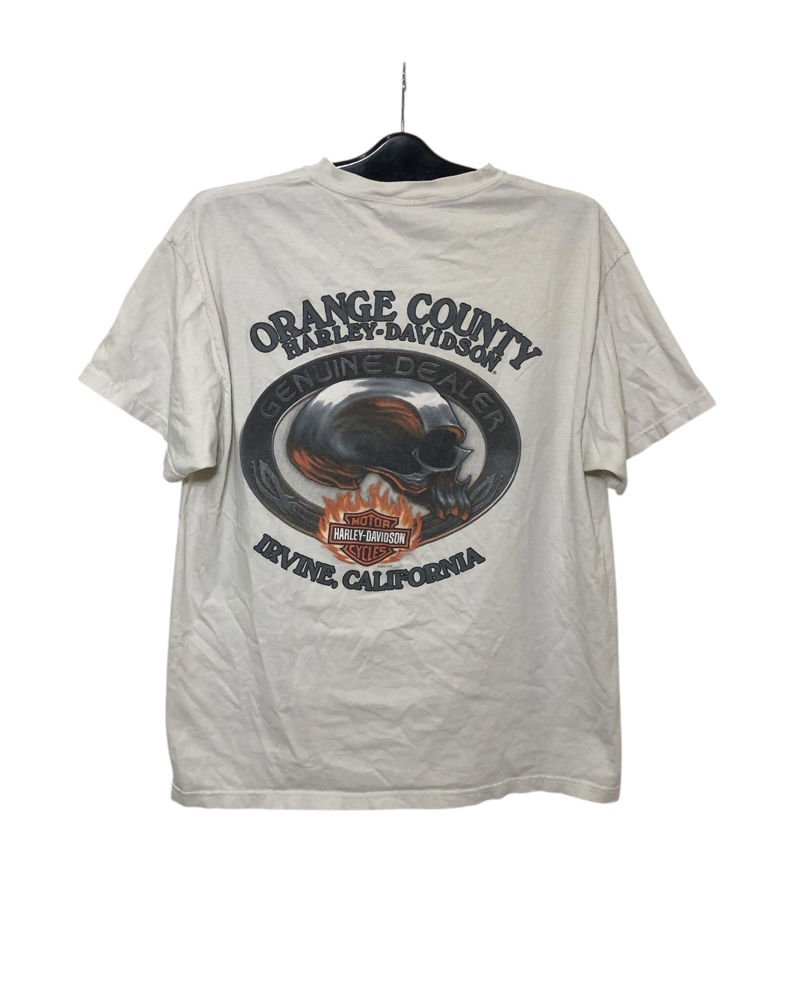 Harley Davidson × Vintage Vintage Y2k Harley Davidson Single Pocket Tshirt Size US L / EU 52-54 / 3 - 1 Thumbnail