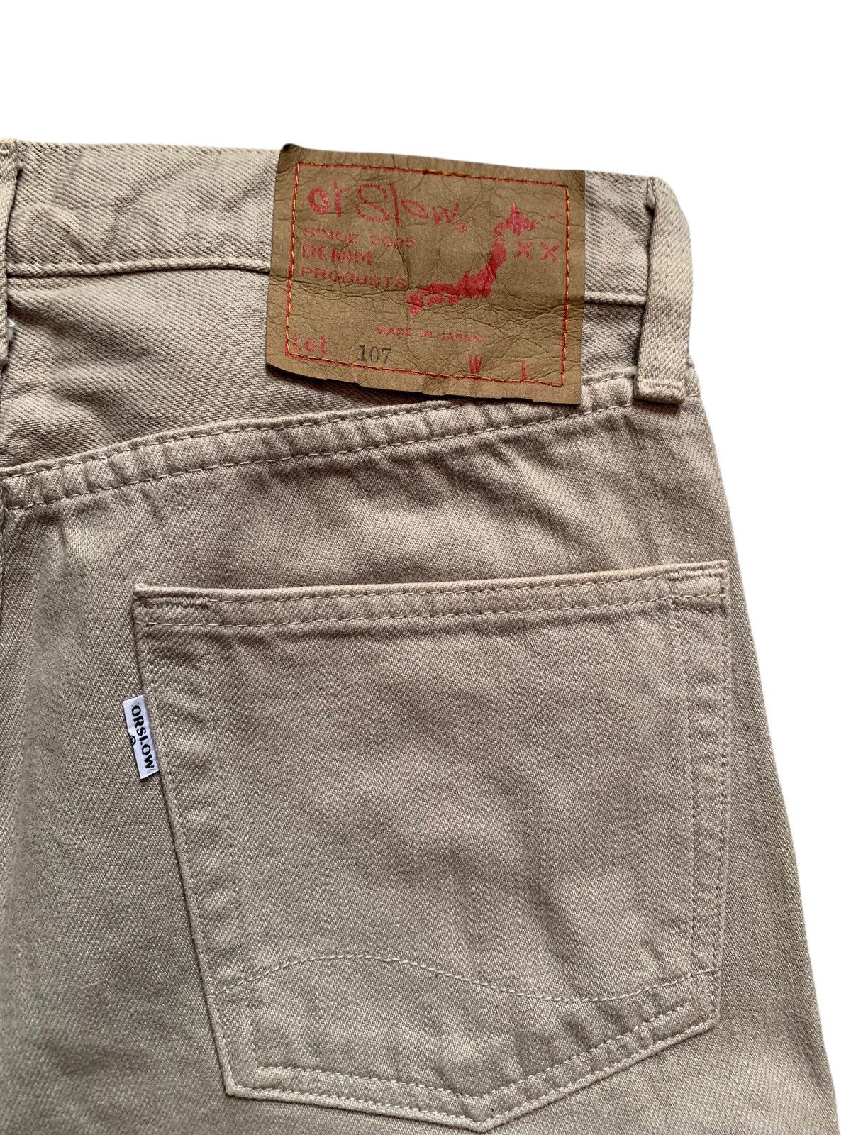 Vintage Orslow Japanesse Design Casual Pants Beige Colour Size US 31 - 2 Thumbnail