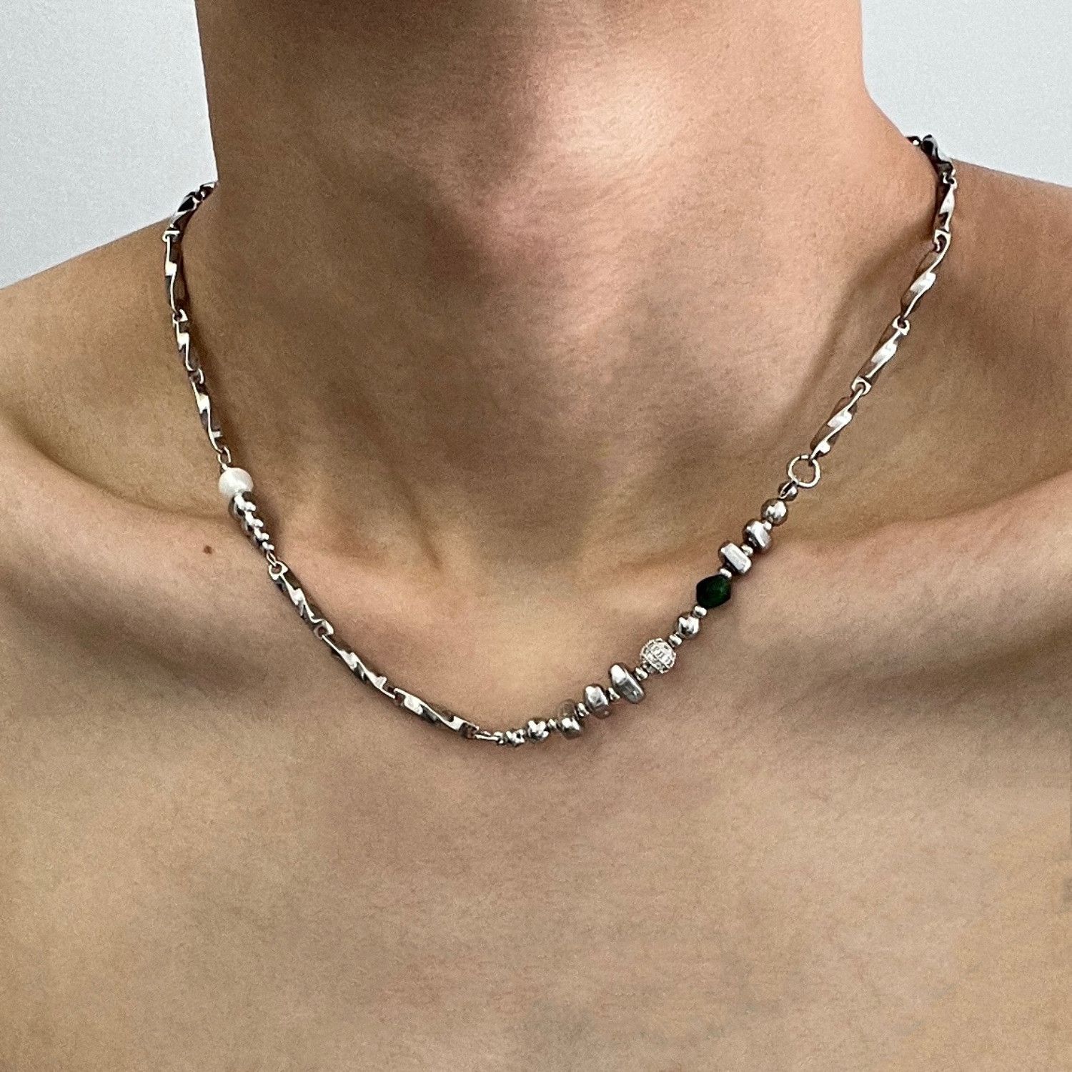 Japanese Brand High-Cool Geometric Chain Size ONE SIZE - 1 Thumbnail