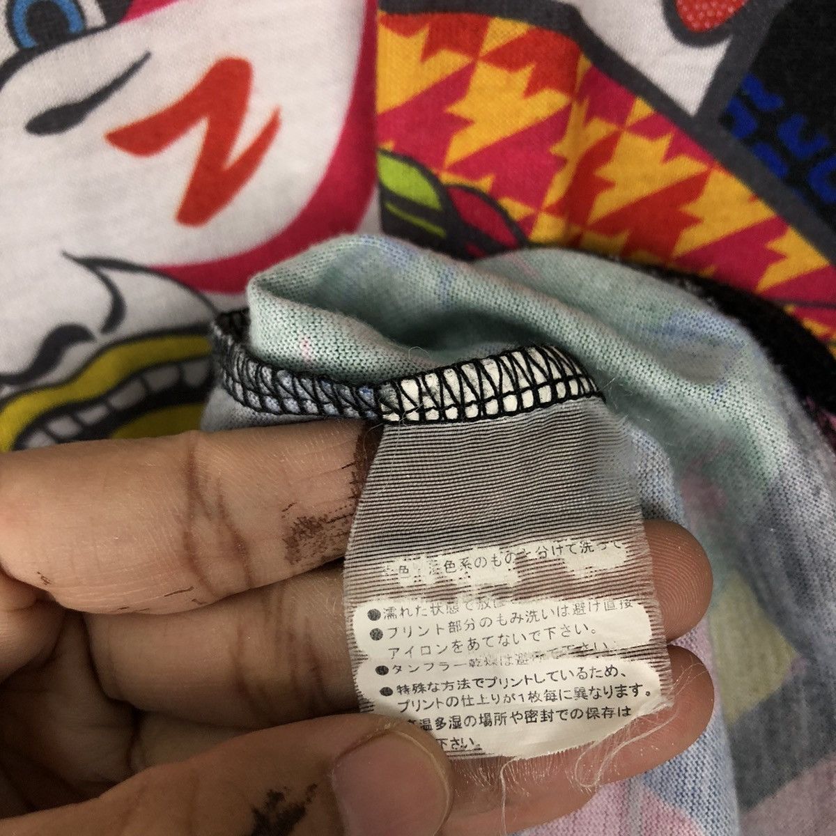 Japanese Brand RARE TEE JAPAN TRADITIONAL OVER PRINT KANSAI YAMAMOTO STYLE Size US S / EU 44-46 / 1 - 9 Thumbnail
