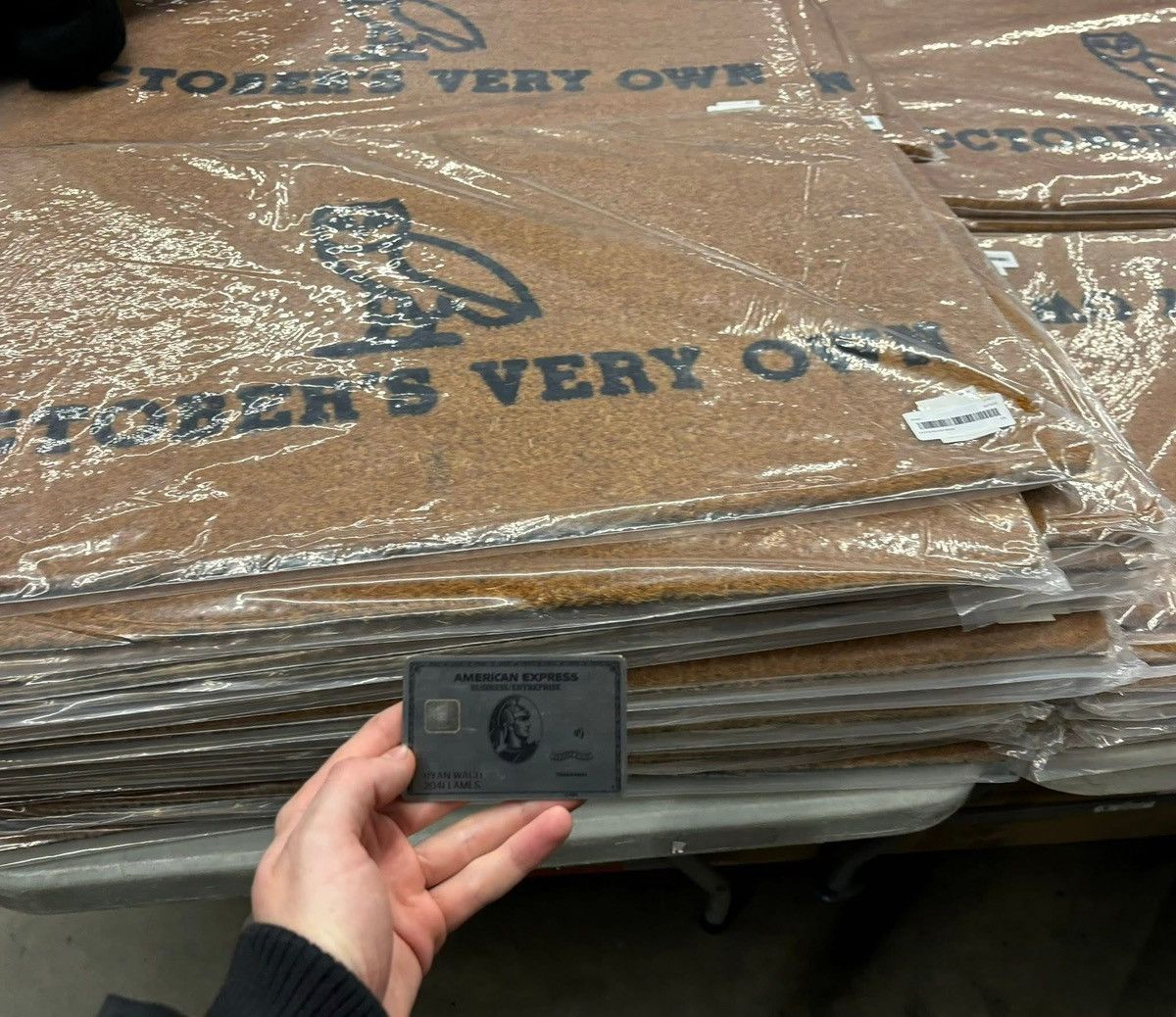 October's Very Own OVO Tan/Black Welcome Mat Size ONE SIZE - 4 Thumbnail