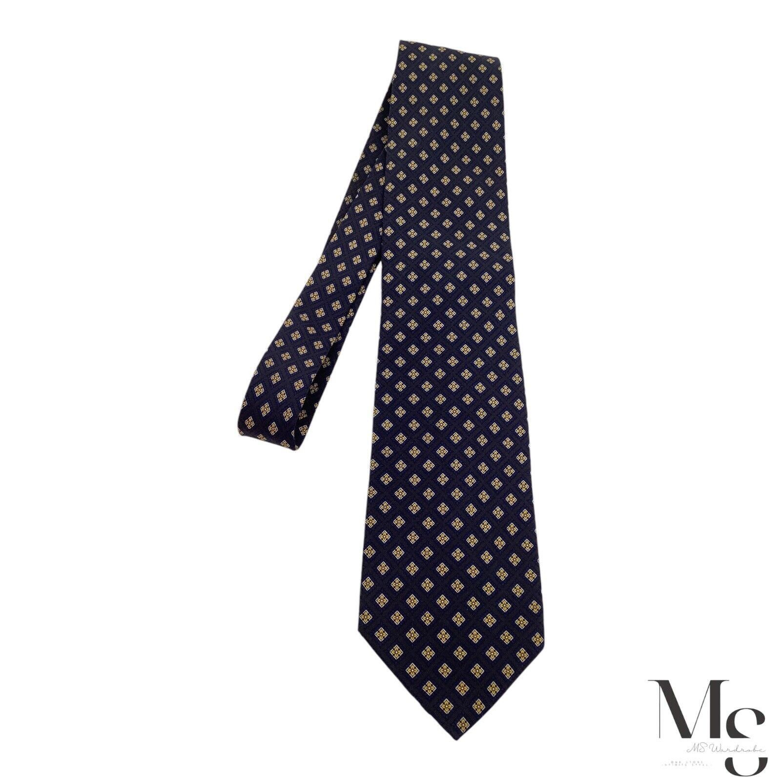 Other BRIAN & BARRY Blue Floral Silk Tie Made In Italy W: 3.75" EX Size ONE SIZE - 5 Thumbnail
