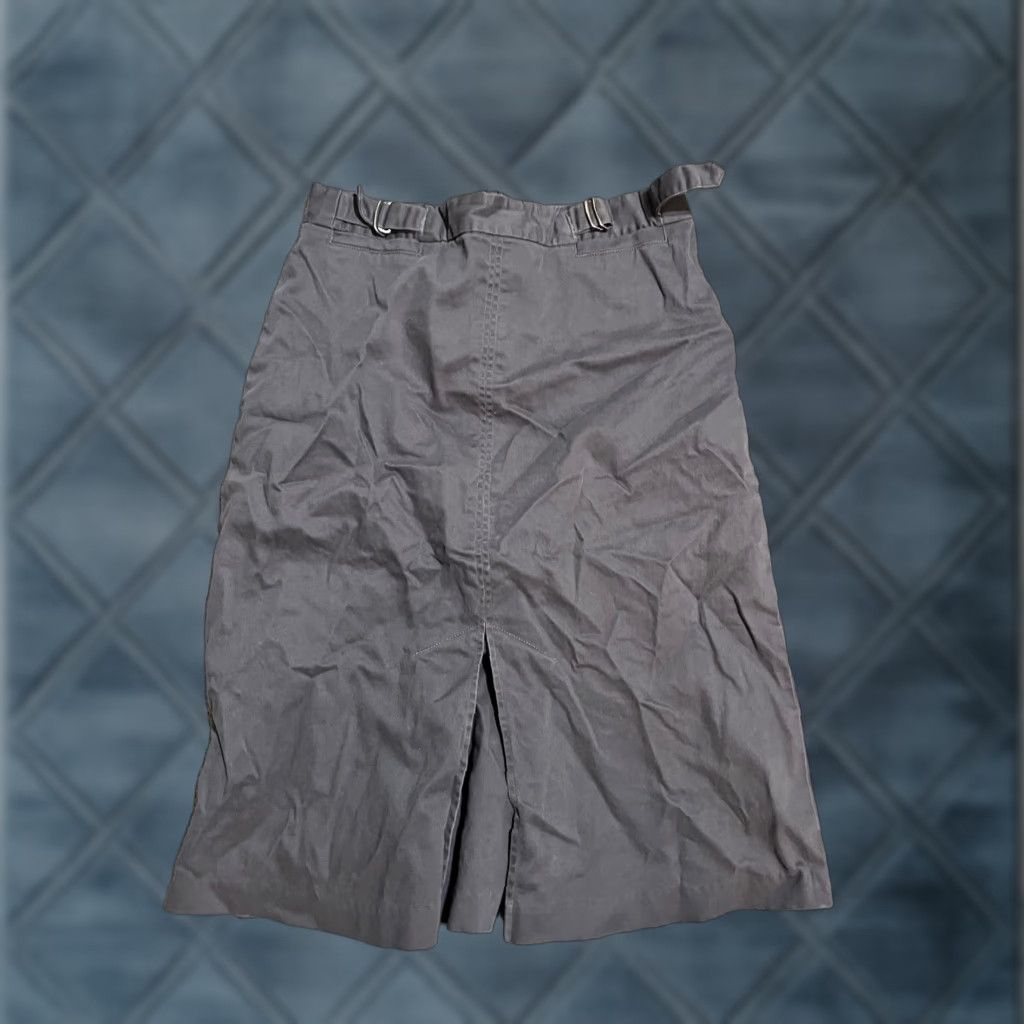 Gap VINTAGE GAP Skirt Teens Size 2 Gray Knee Length Buckles Pockets Size 26" / US 2 / IT 38 - 1 Thumbnail