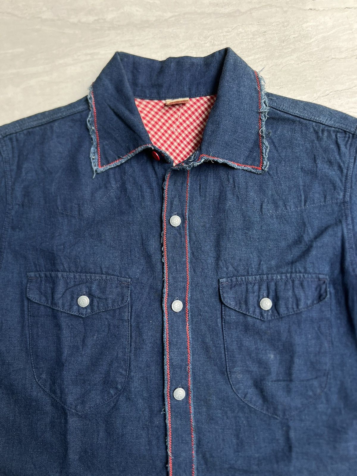 45rpm 45RPM Blue Jeans Shirt Size US S / EU 44-46 / 1 - 8 Thumbnail