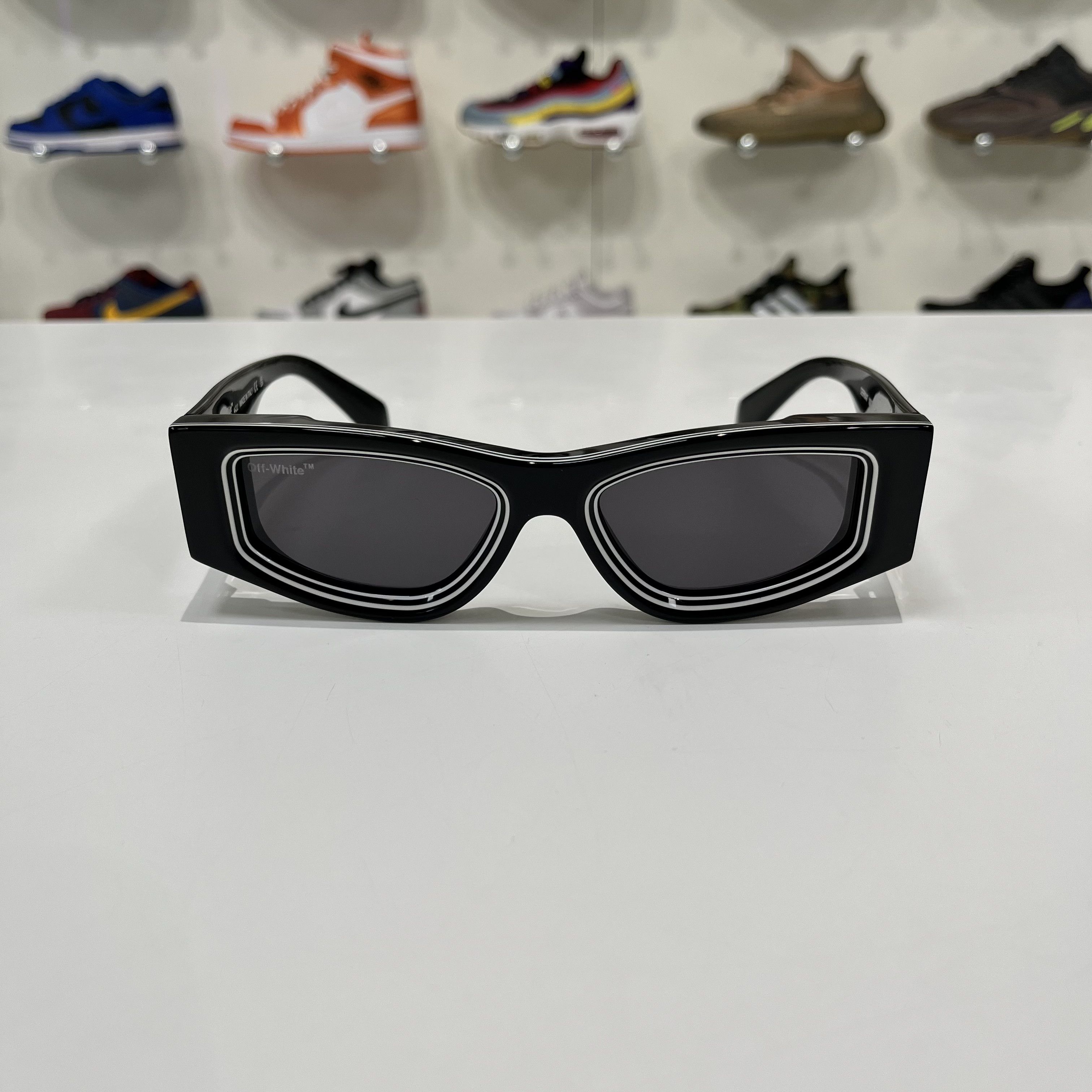 Off-White Andy Square-Flame Sunglasses Black