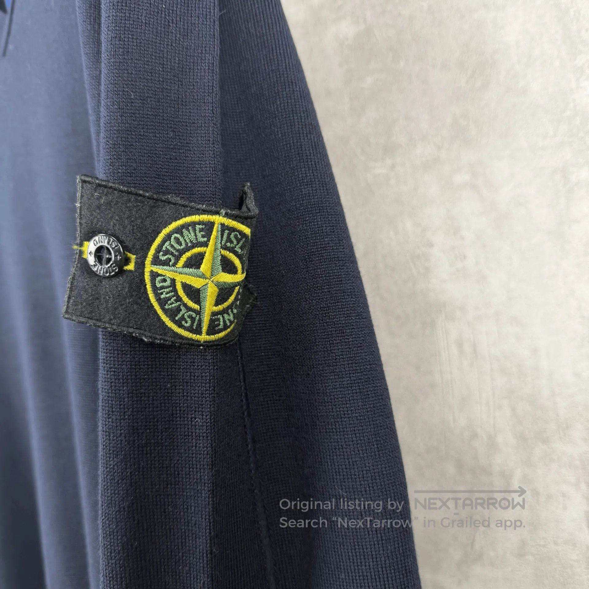 Stone Island Stone Island Navy Wool Knit Sweater. Size US L / EU 52-54 / 3 - 2 Thumbnail