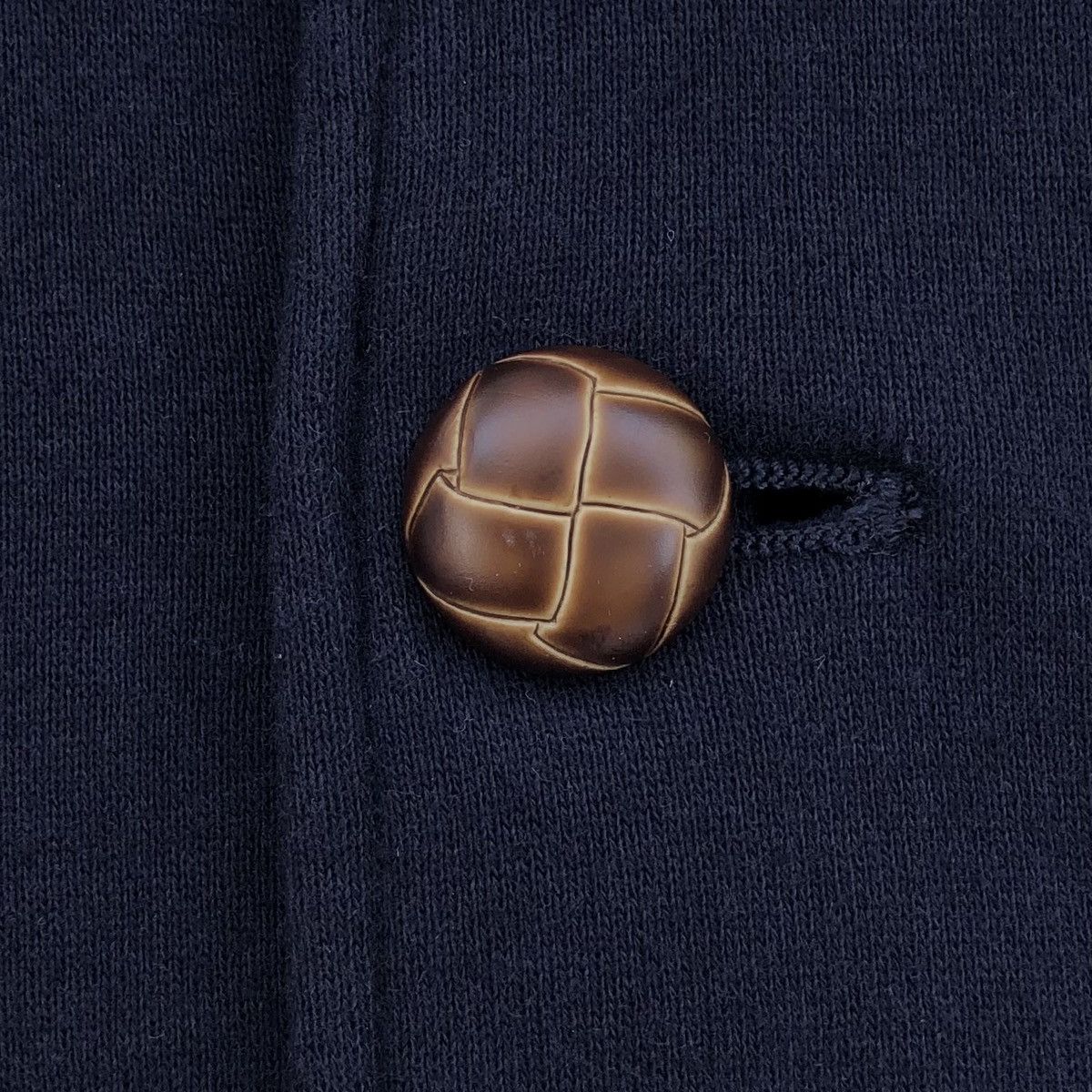 Burberry Burberry Black Label Faux Leather Buckle Button Sweater Size US M / EU 48-50 / 2 - 12 Thumbnail