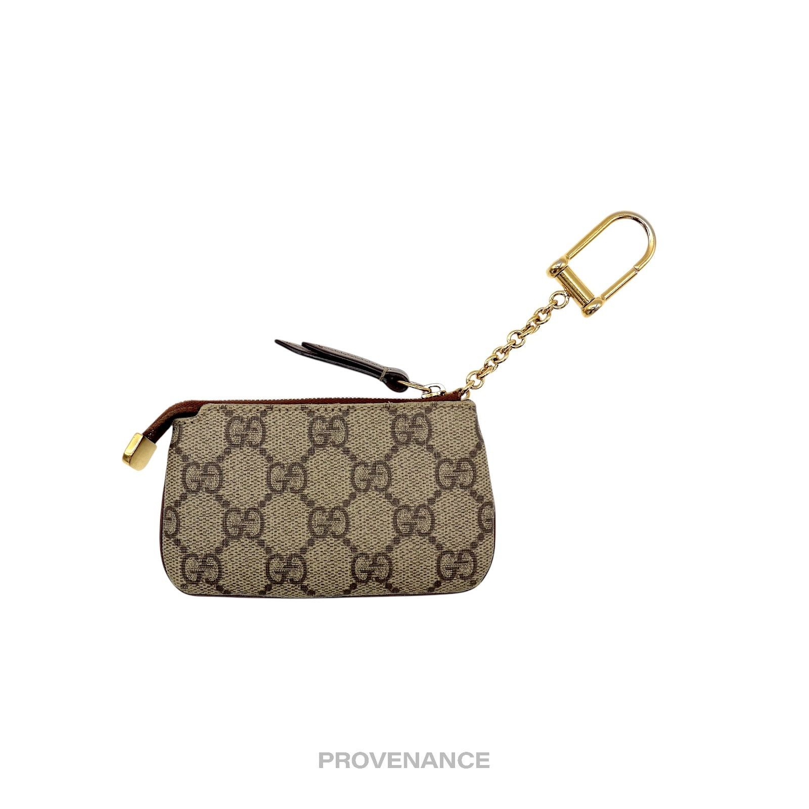 Gucci 🔴 Gucci Key Pouch Cles - GG Supreme Brown Size ONE SIZE - 3 Thumbnail