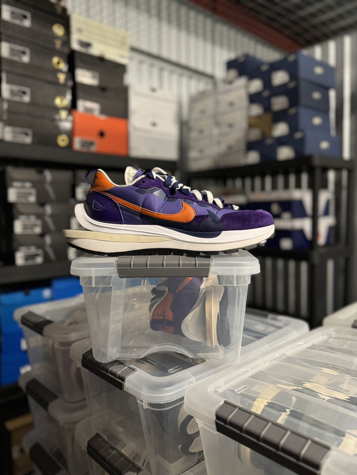 Nike × Sacai Nike x Sacai Vaporwaffle Dark Iris Size 10.5 Size US 10.5 / EU 43-44 - 1 Thumbnail