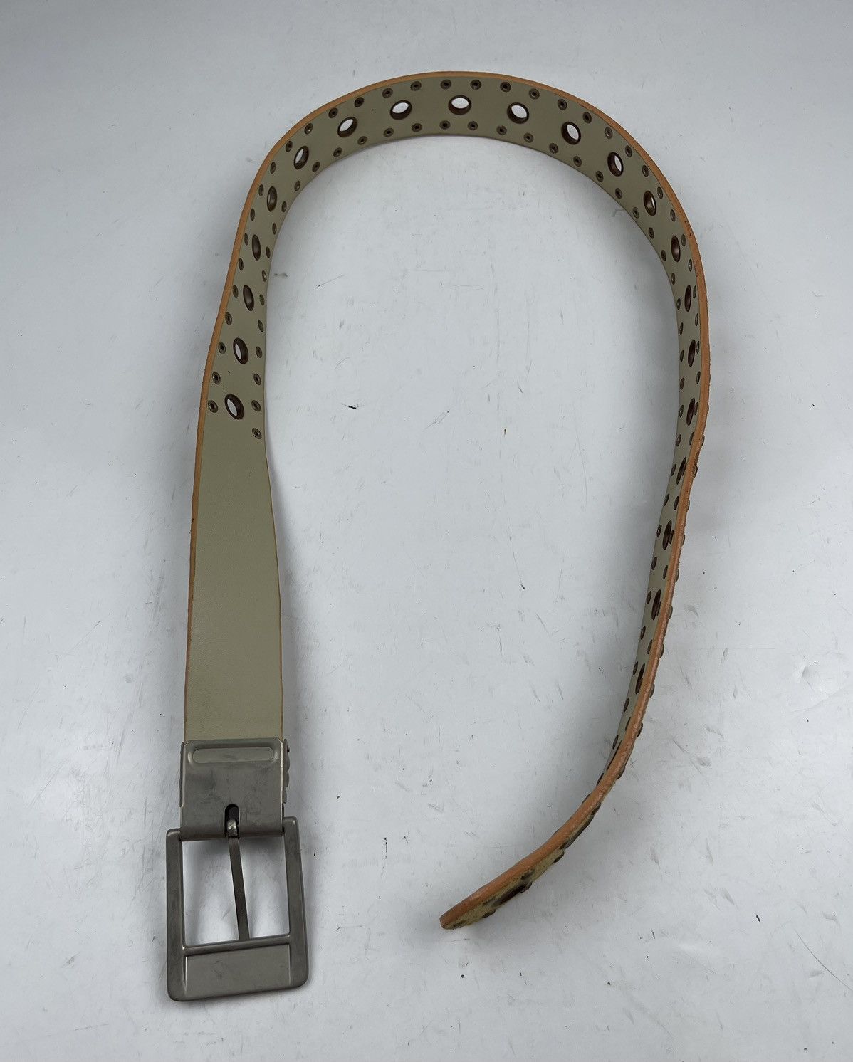 Japanese Brand studded belt tc27 Size 36 - 5 Thumbnail