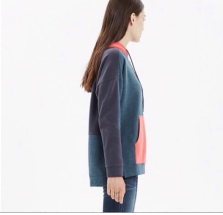 Madewell Madewell colorblocked hooded sweatshirt with split hem Size S / US 4 / IT 40 - 3 Thumbnail