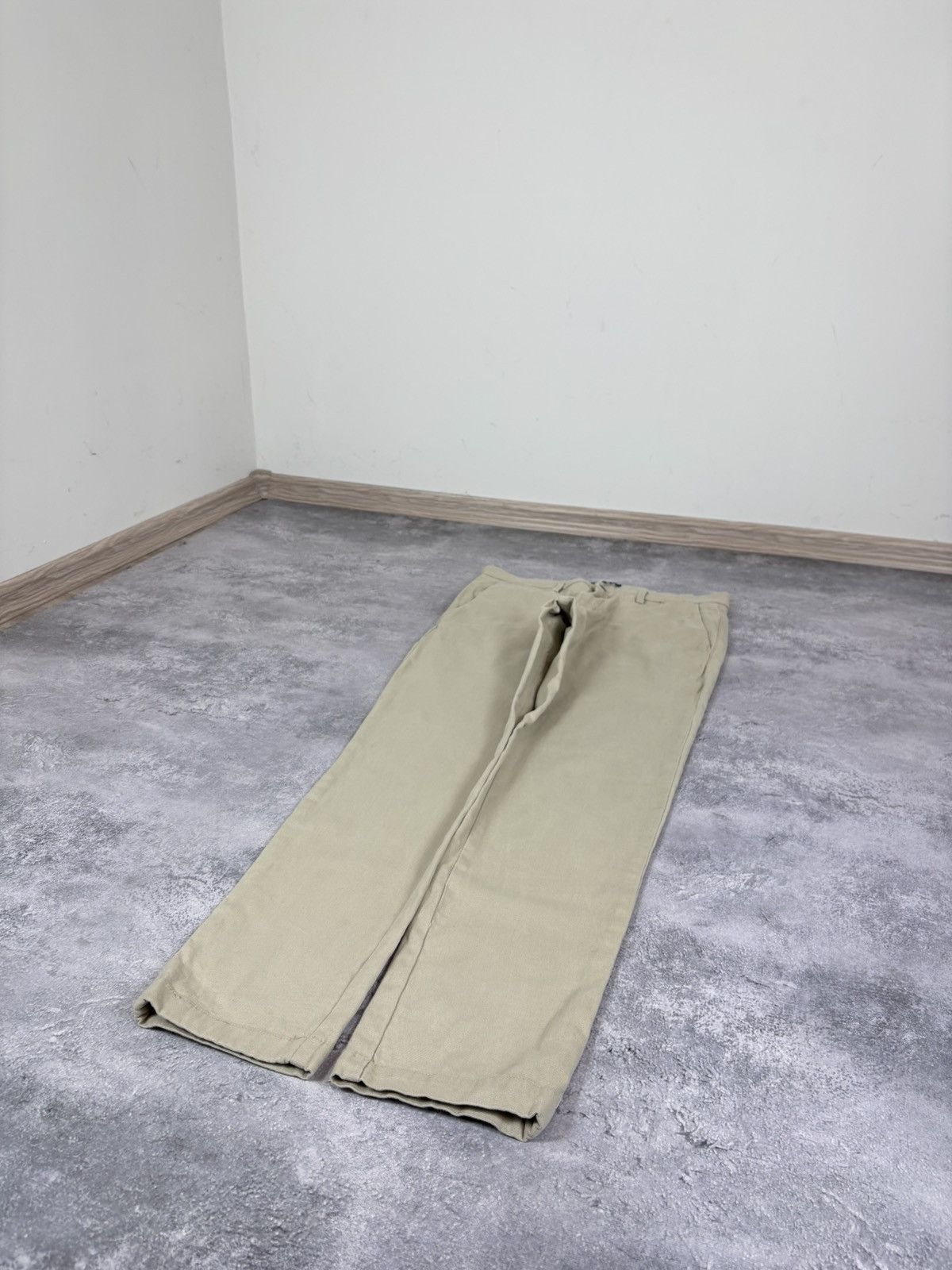 Boggi Boggi Milano Men’s Beige Chino Pants Trousers Cotton Blend Size US 32 / EU 48 - 3 Thumbnail