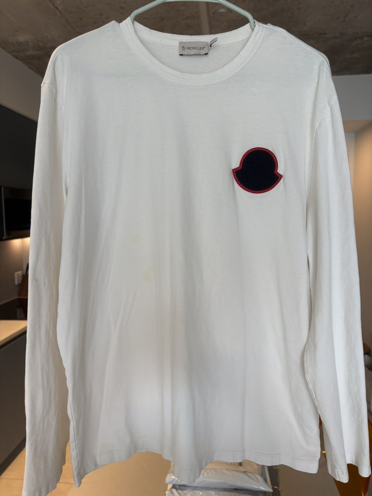 Moncler Moncler Long Sleeve T shirt Size US XL / EU 56 / 4 - 1 Thumbnail
