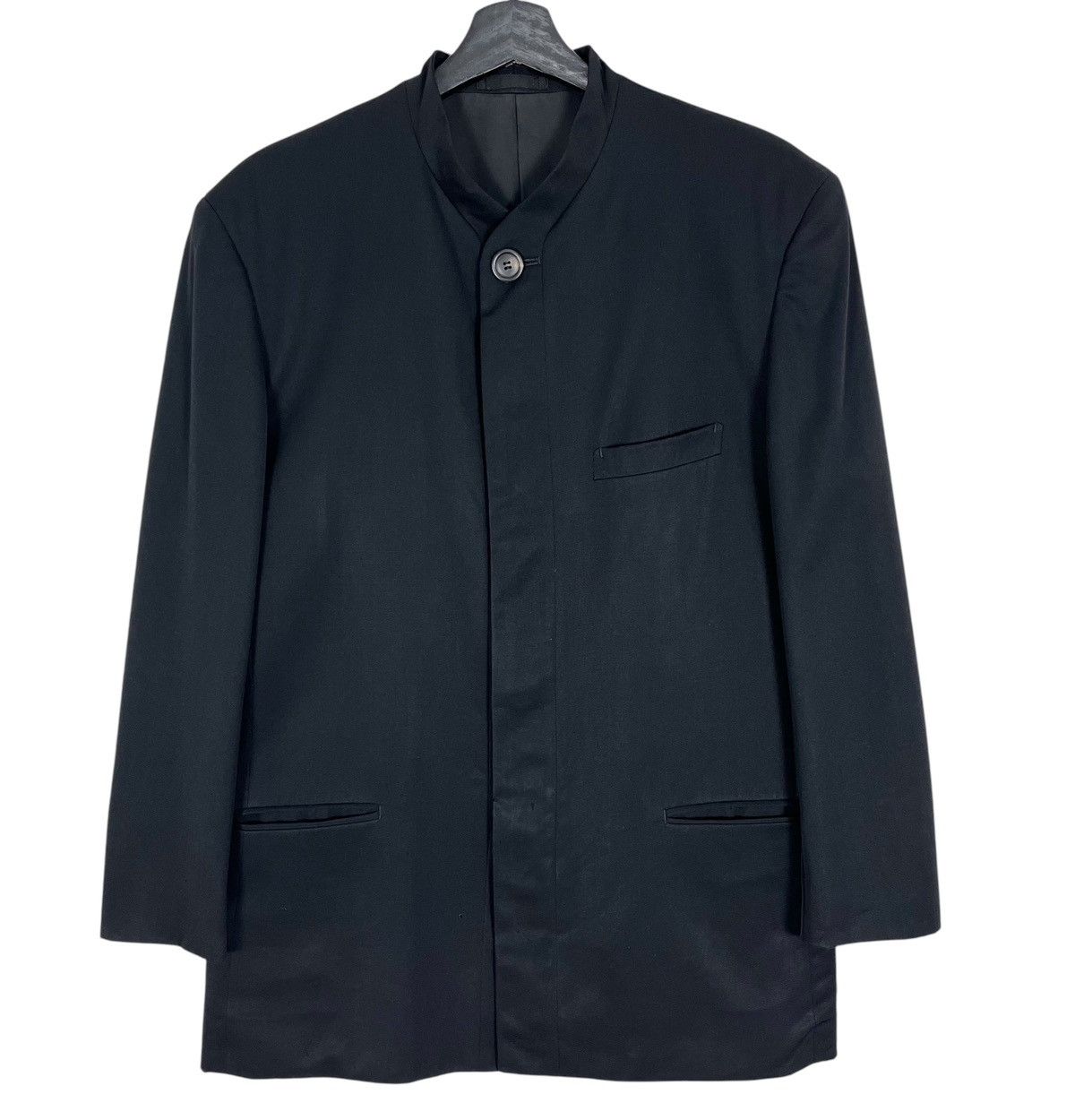 ジャケット・アウター ISSEY MIYAKE no-collar tailored jacket ISSEY MIYAKE MEN TAILORED JACKET 16AW 2B JACQUARD