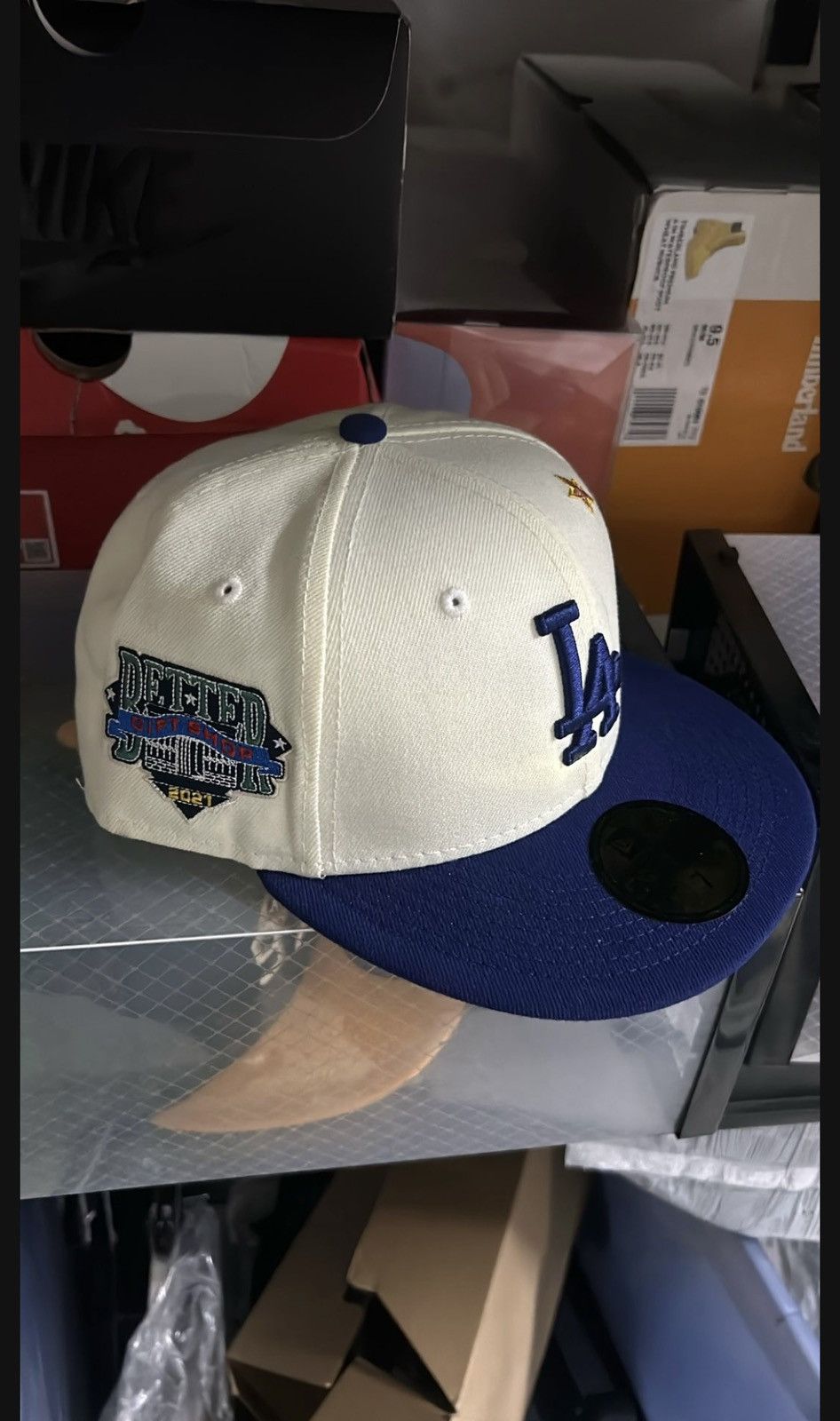 New Era Los Angeles Dodgers Fitted Size 7 Size ONE SIZE - 2 Thumbnail