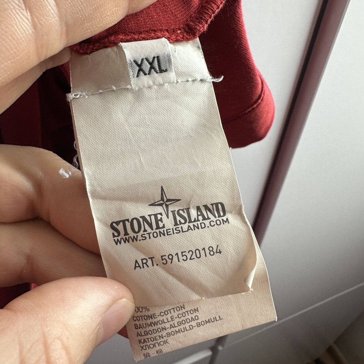 Stone Island ST Stone Island Vintage T-shirt Big Logo Streetwear Rare Size US XL / EU 56 / 4 - 6 Thumbnail