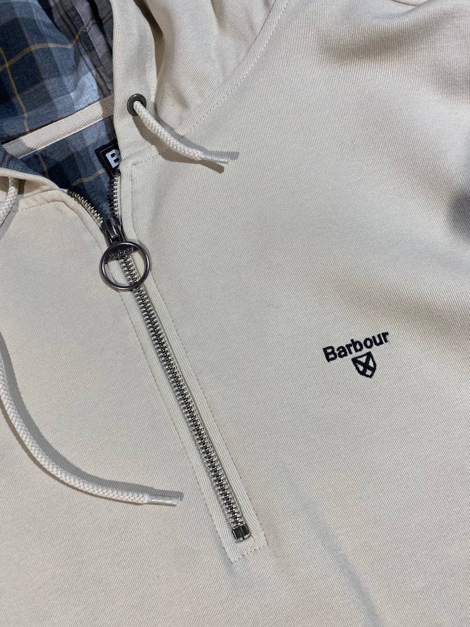 Barbour Barbour international hoodie men Size L 1/4 zip beige hoodes Size US L / EU 52-54 / 3 - 4 Thumbnail
