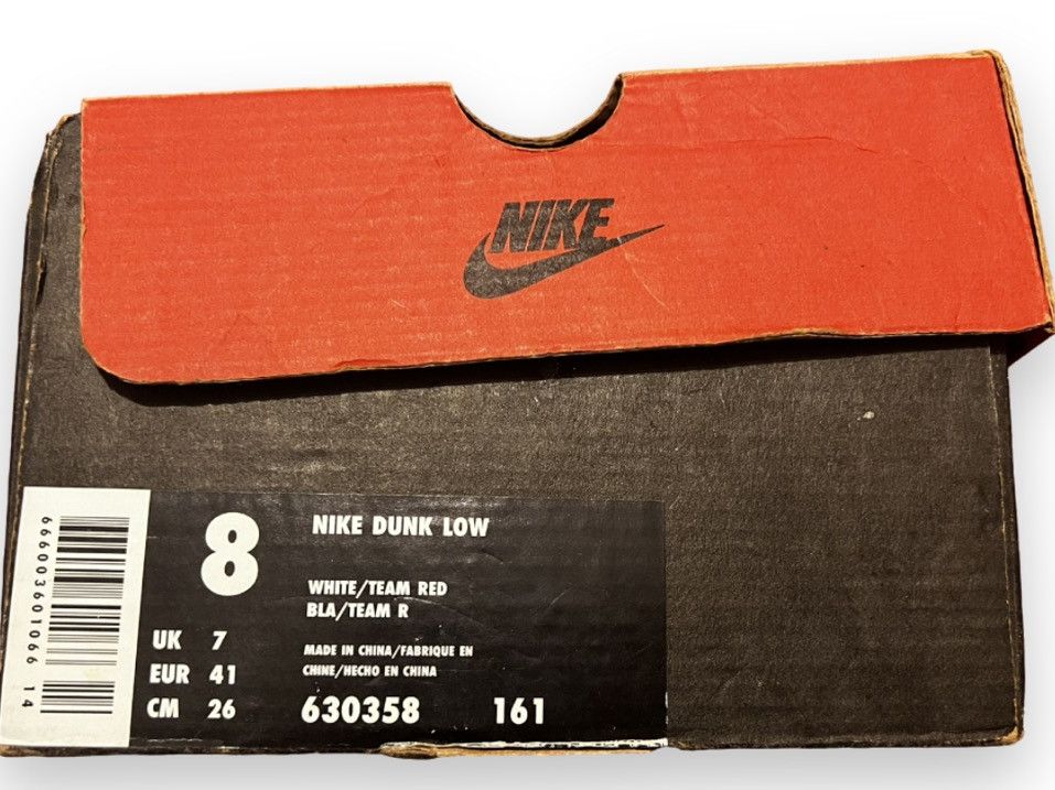 Nike × Vintage Nike dunk low 1999 burgundy with box Size US 8 / EU 41 - 6 Thumbnail