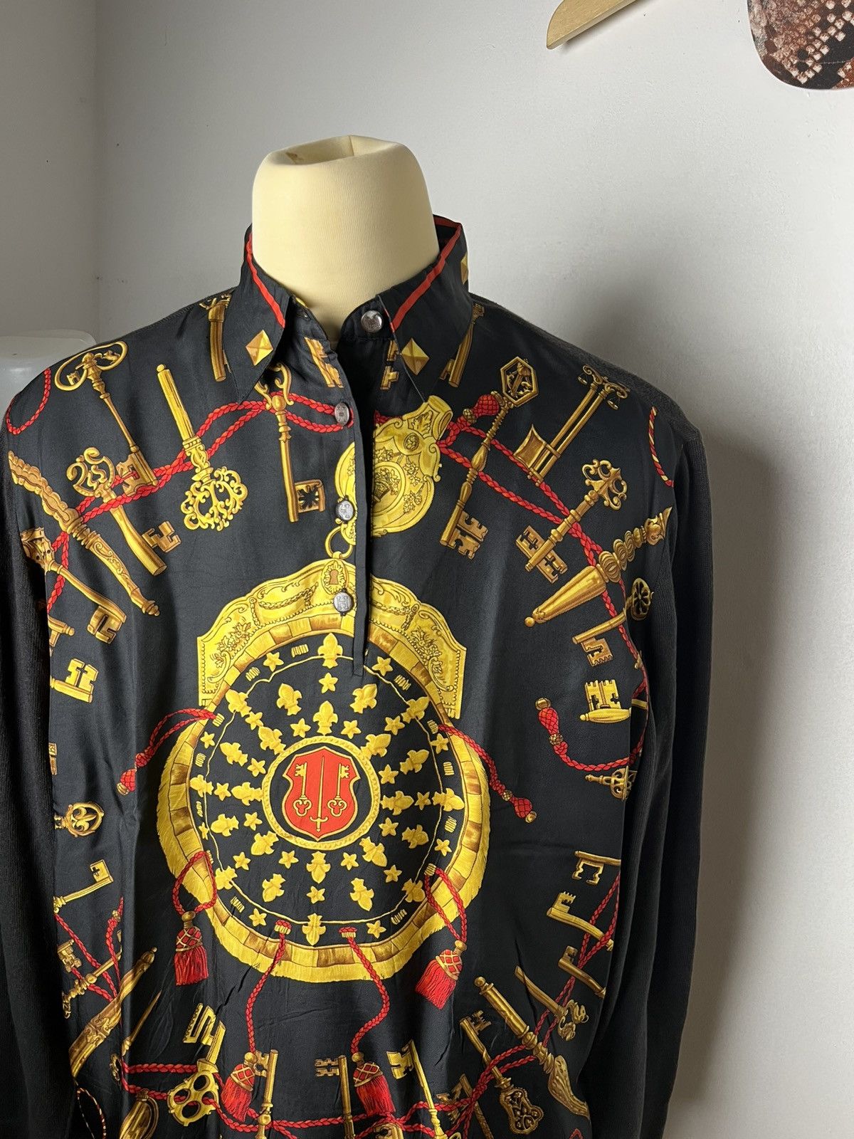 Hermes Hermes Baroque Renaissance Blend Shirt Longsleeve Size US XL / EU 56 / 4 - 3 Thumbnail