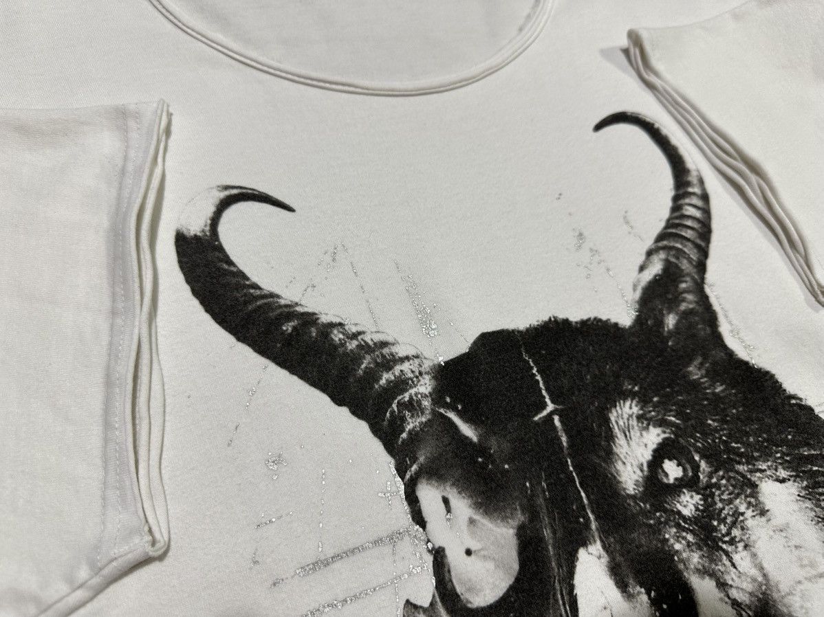 If Six Was Nine 🔥Rare Y2K Civarize Satanic Wolf Goat Shirt Trim Edge Vkei Size US L / EU 52-54 / 3 - 5 Thumbnail