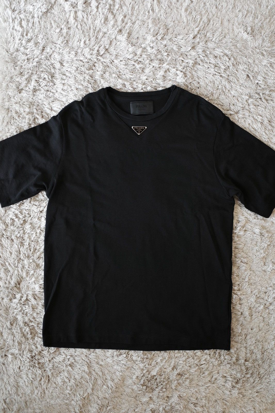 Prada Prada T-shirt Logo Size US S / EU 44-46 / 1 - 1 Thumbnail