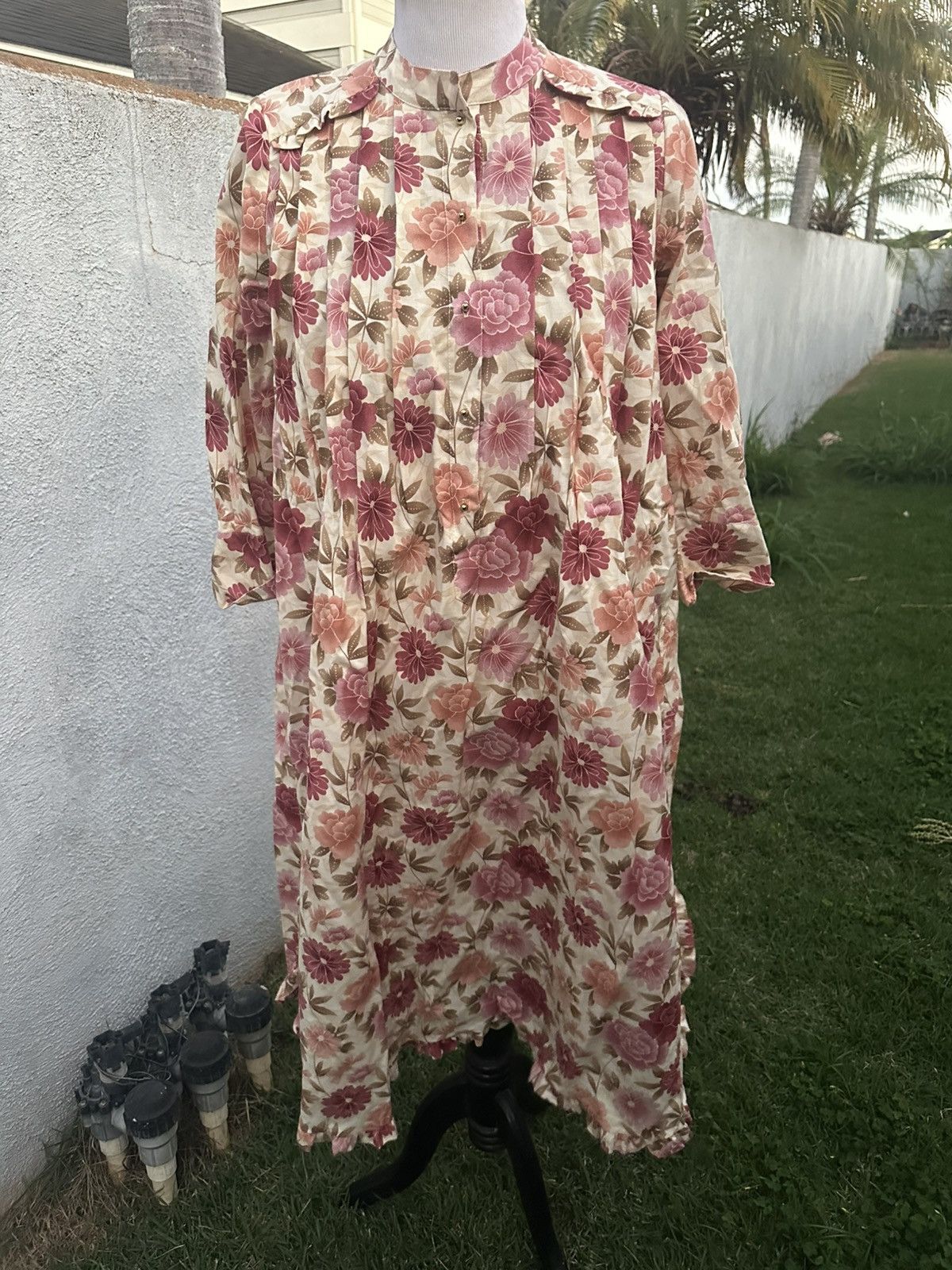 Other Vintage BetE Honolulu Hawaiian Muumuu Floral Women's 6 Size M / US 6-8 / IT 42-44 - 1 Thumbnail