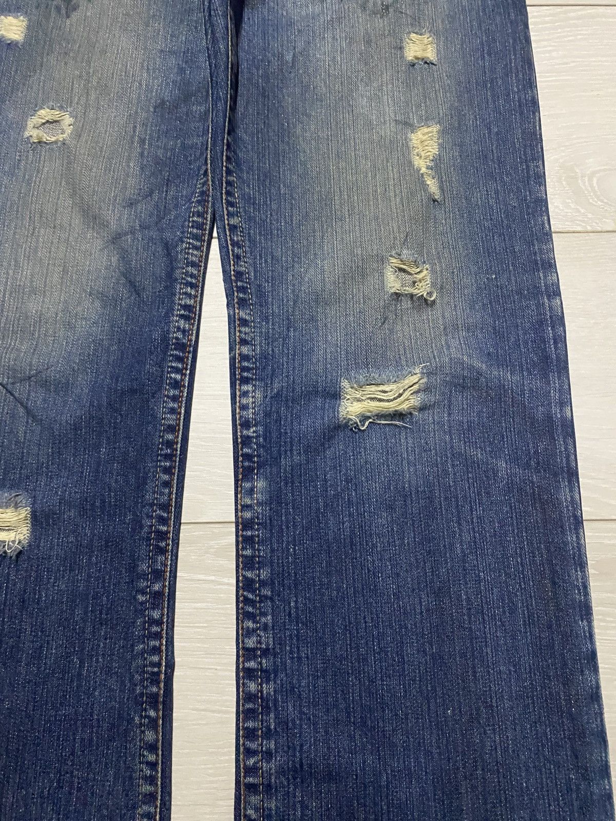Raw State Raw Limited Edition Denim Distressed Slim Fit Jeans Size US 35 - 12 Thumbnail