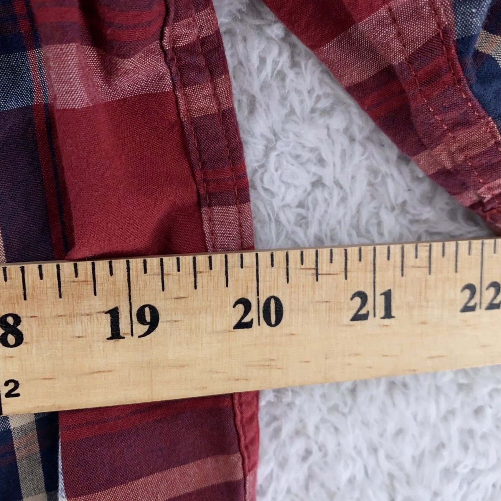 Carhartt Carhartt Shirt Mens M Red Plaid Button-Down Short Sleeve Relaxed Fit Button-Up Size US M / EU 48-50 / 2 - 6 Thumbnail