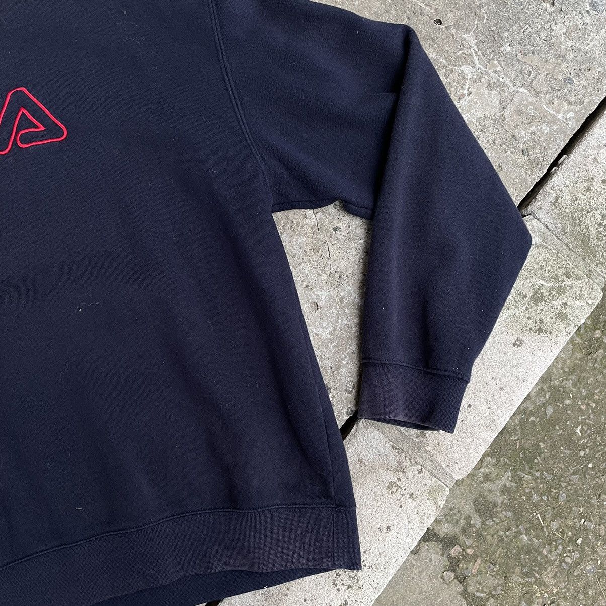 Fila × Vintage Vintage Fila Sweatshirt Big Logo Size L Streetwear Size US L / EU 52-54 / 3 - 4 Thumbnail