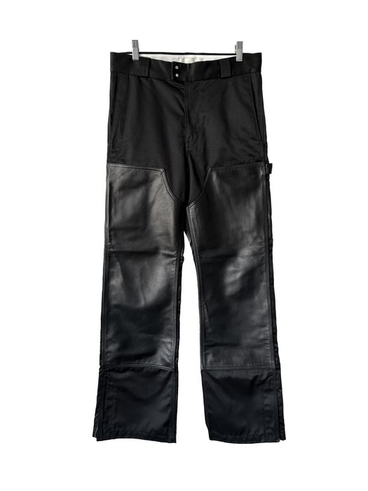 Vuja de adagio leather trousers size2 - ワークパンツ/カーゴパンツ