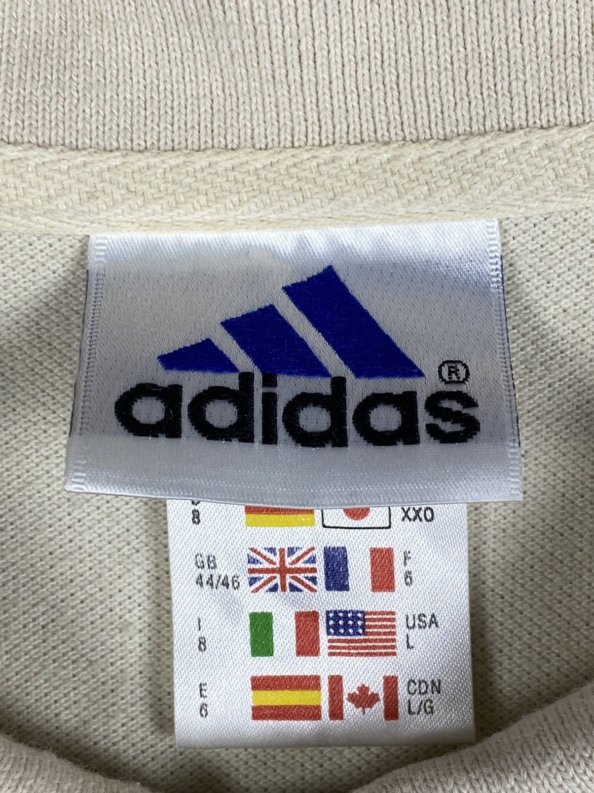 Adidas Vintage Adidas Streetwear Polo Shirt Size US L / EU 52-54 / 3 - 9 Thumbnail