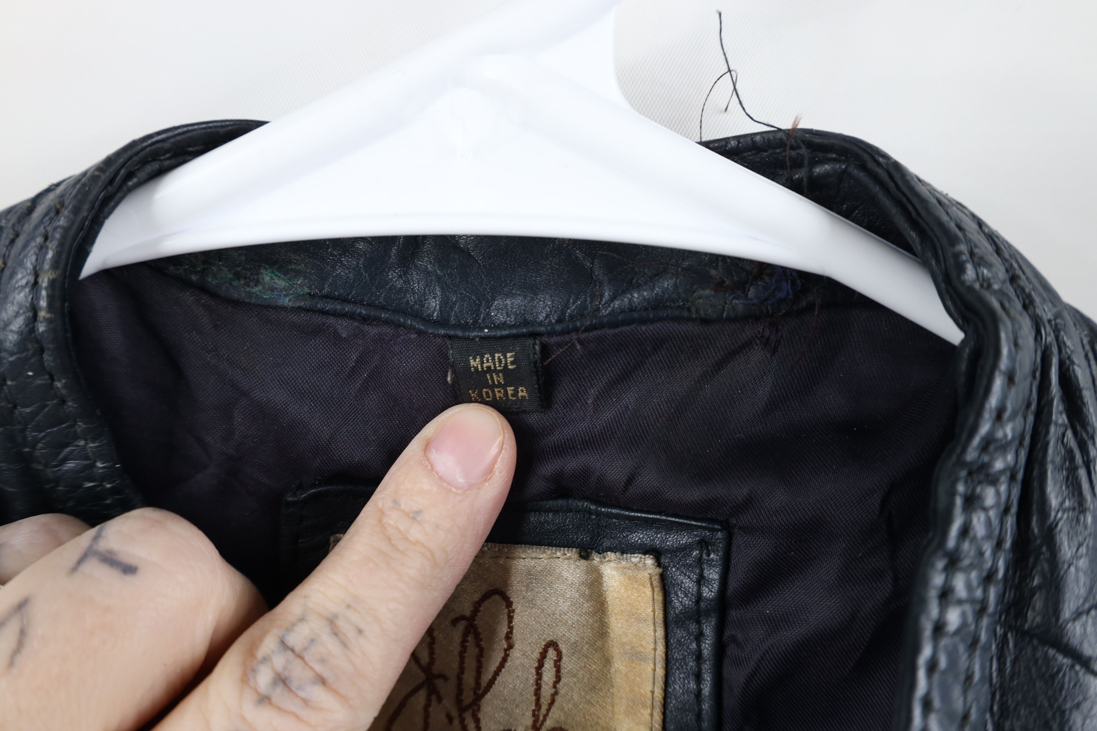 Vintage Vintage 80s 90s Streetwear Leather Buckle Strap Jacket Size M / US 6-8 / IT 42-44 - 9 Thumbnail