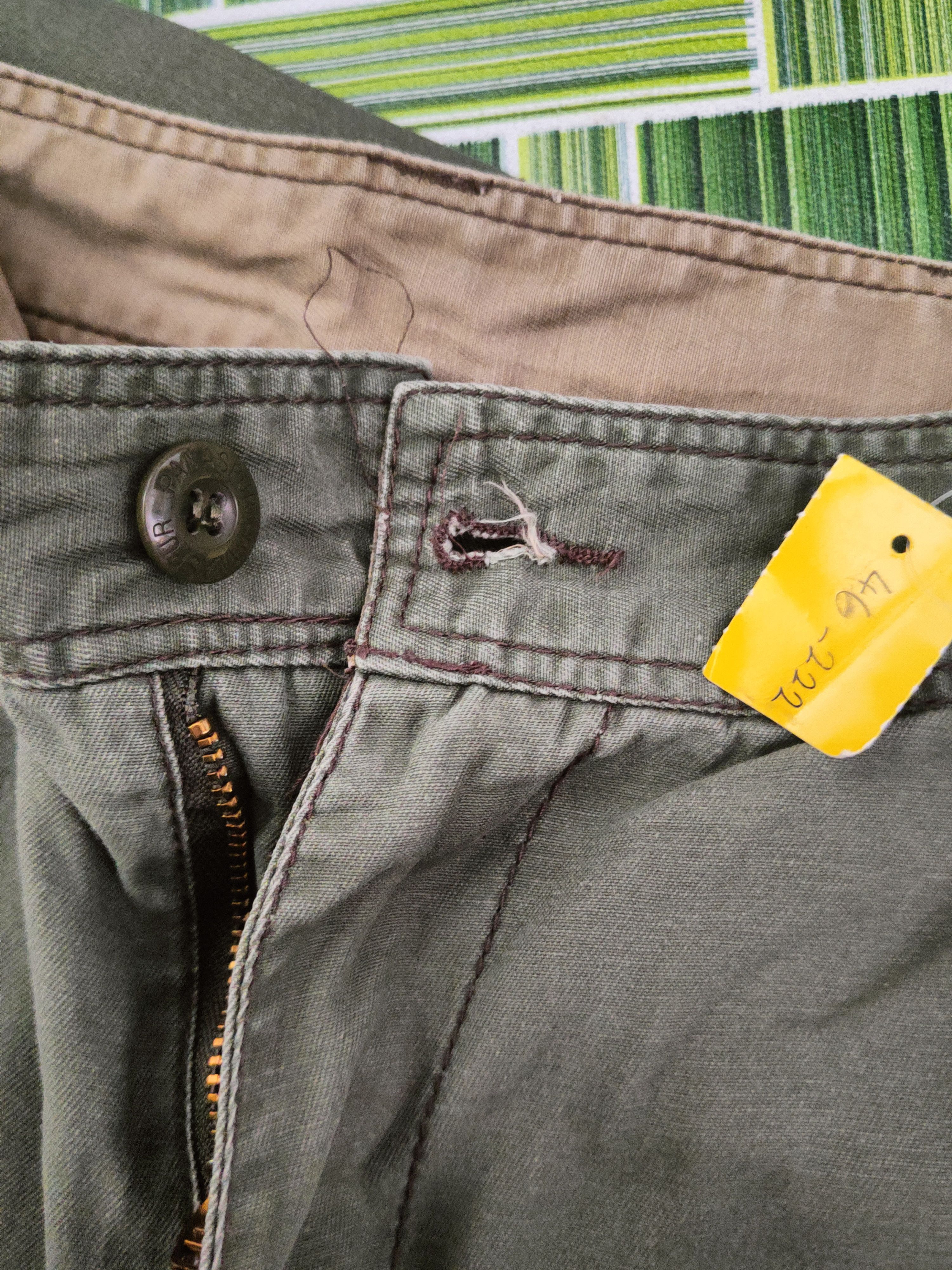 Japanese Brand DLL Panaspur Green Multipocket Cargo Pants #46-222 Size US 30 / EU 46 - 13 Thumbnail