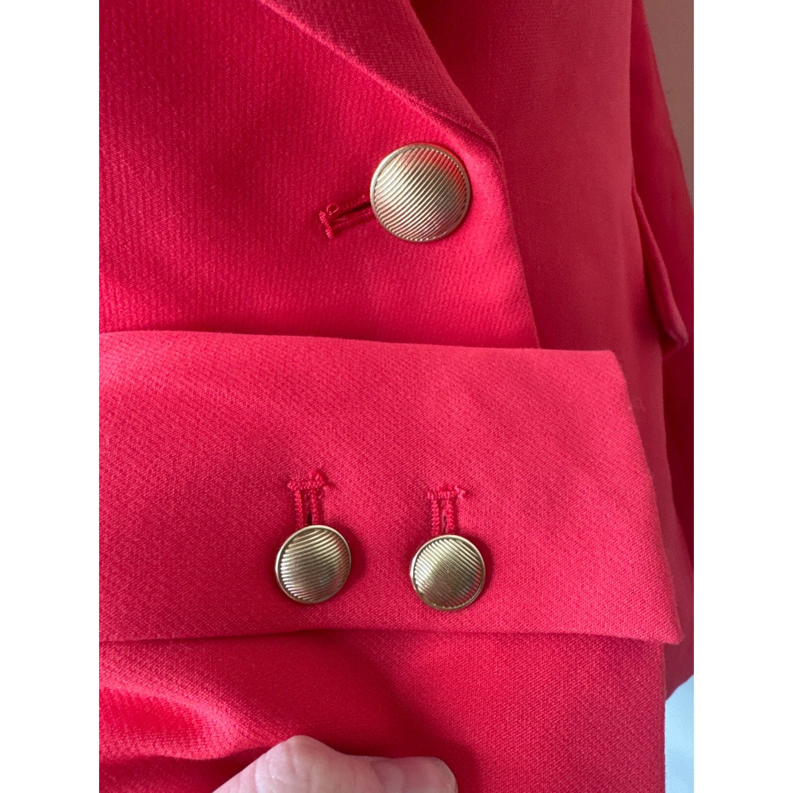 L'AGENCE L’Agence Chamberlain Blazer Jacket in Hibiscus Coral Red Size XS / US 0-2 / IT 36-38 - 8 Thumbnail