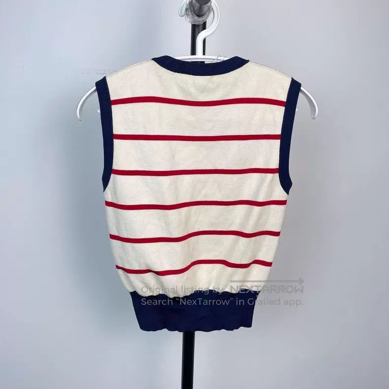 Louis Vuitton Louis Vuitton Knitted vest with red, white and blue stripe Size XS / US 0-2 / IT 36-38 - 3 Thumbnail